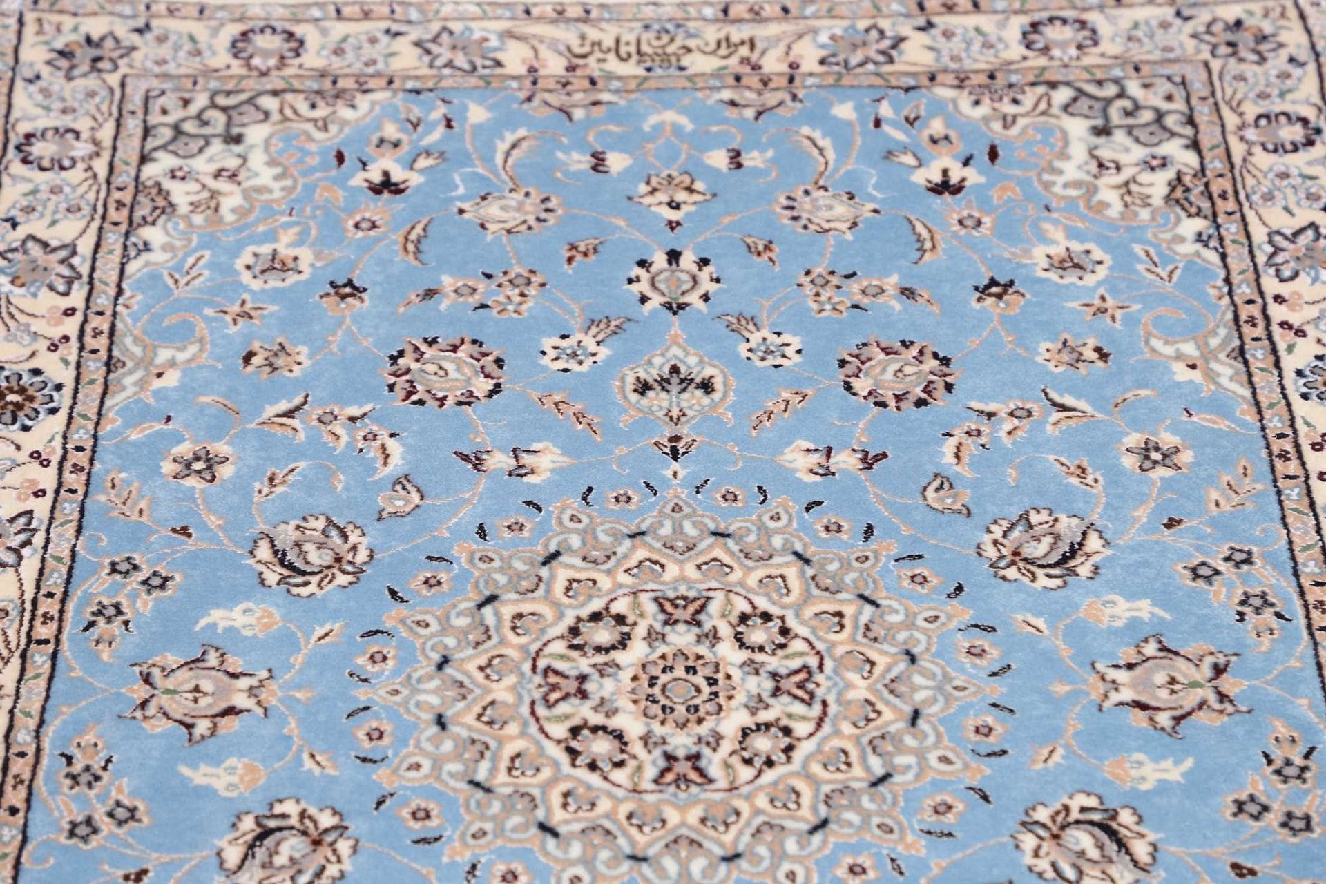 Handgeknüpfter Nain Perserteppich 88 × 440 cm