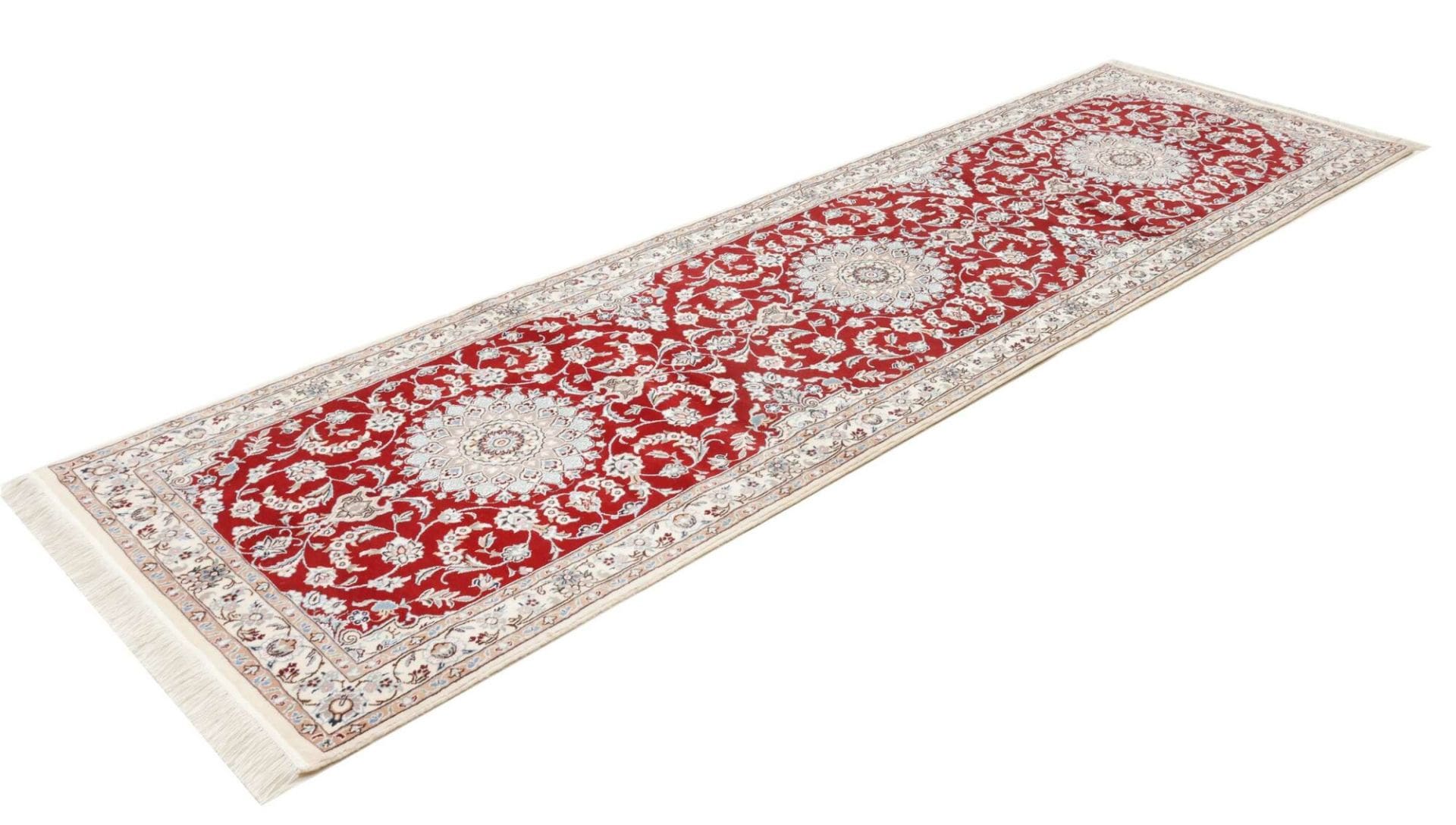 Nain Perserteppich aus Iran, 93 × 309 cm