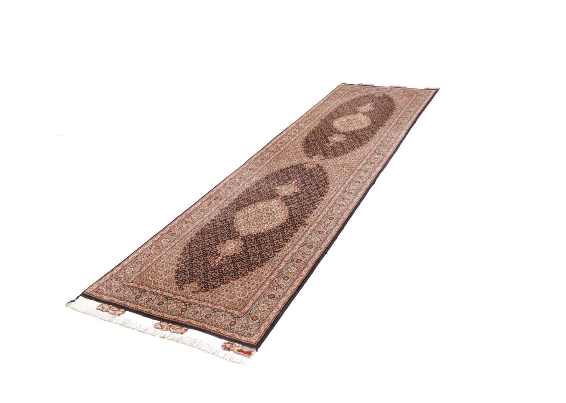 Täbriz Perserteppich aus Iran, 84 × 299 cm
