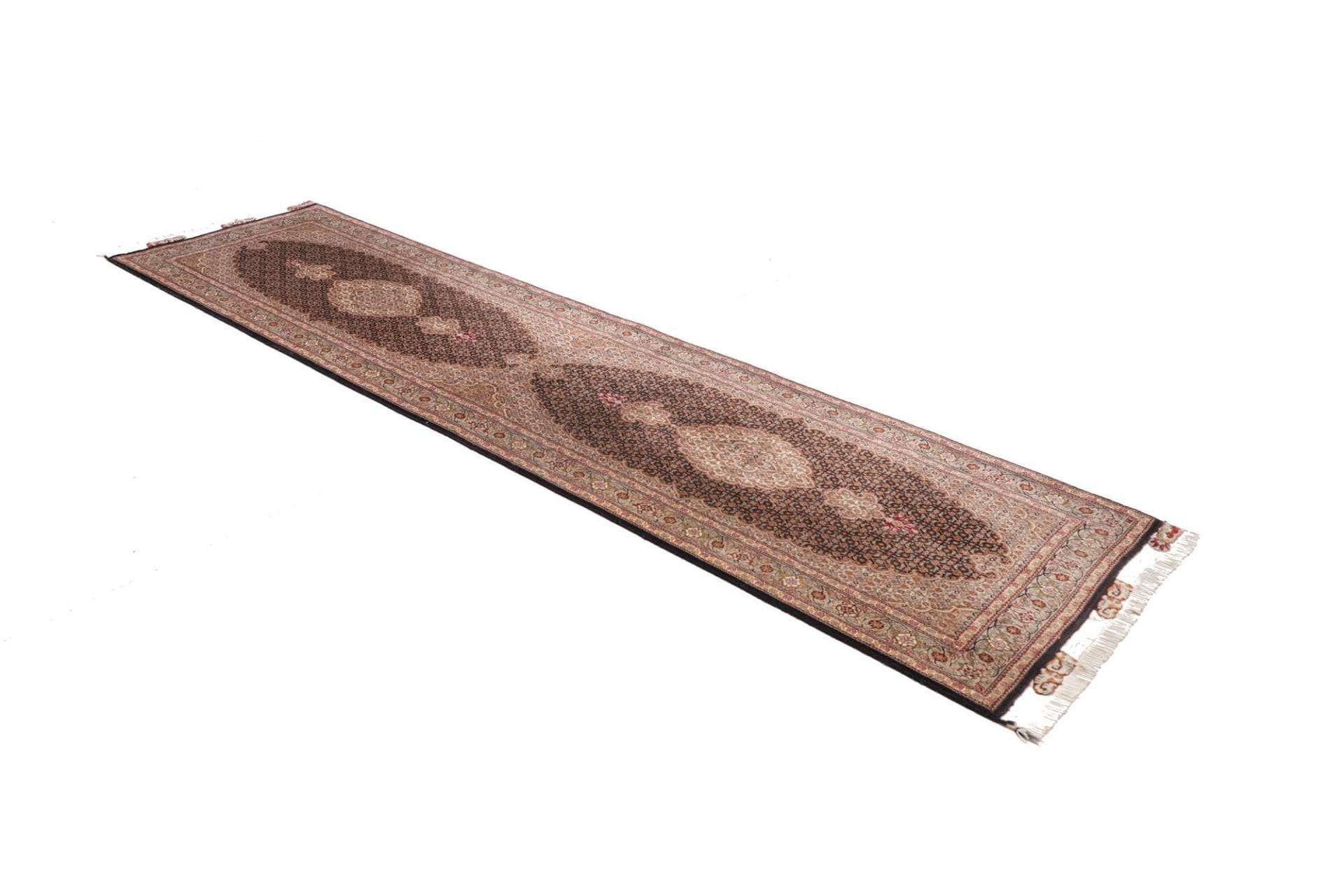 Täbriz Perserteppich aus Iran, 84 × 299 cm