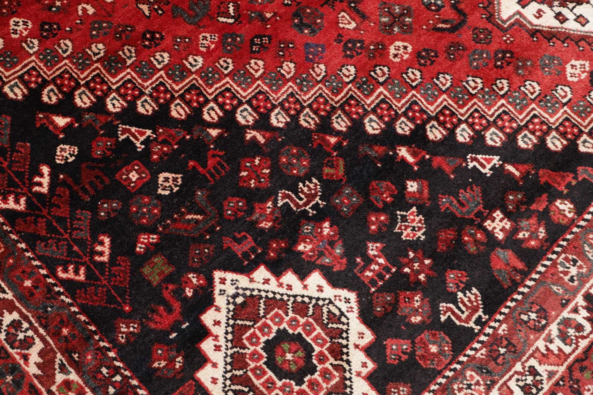 Handgeknüpfter Shiraz Perserteppich, 233 × 323 cm, Wolle