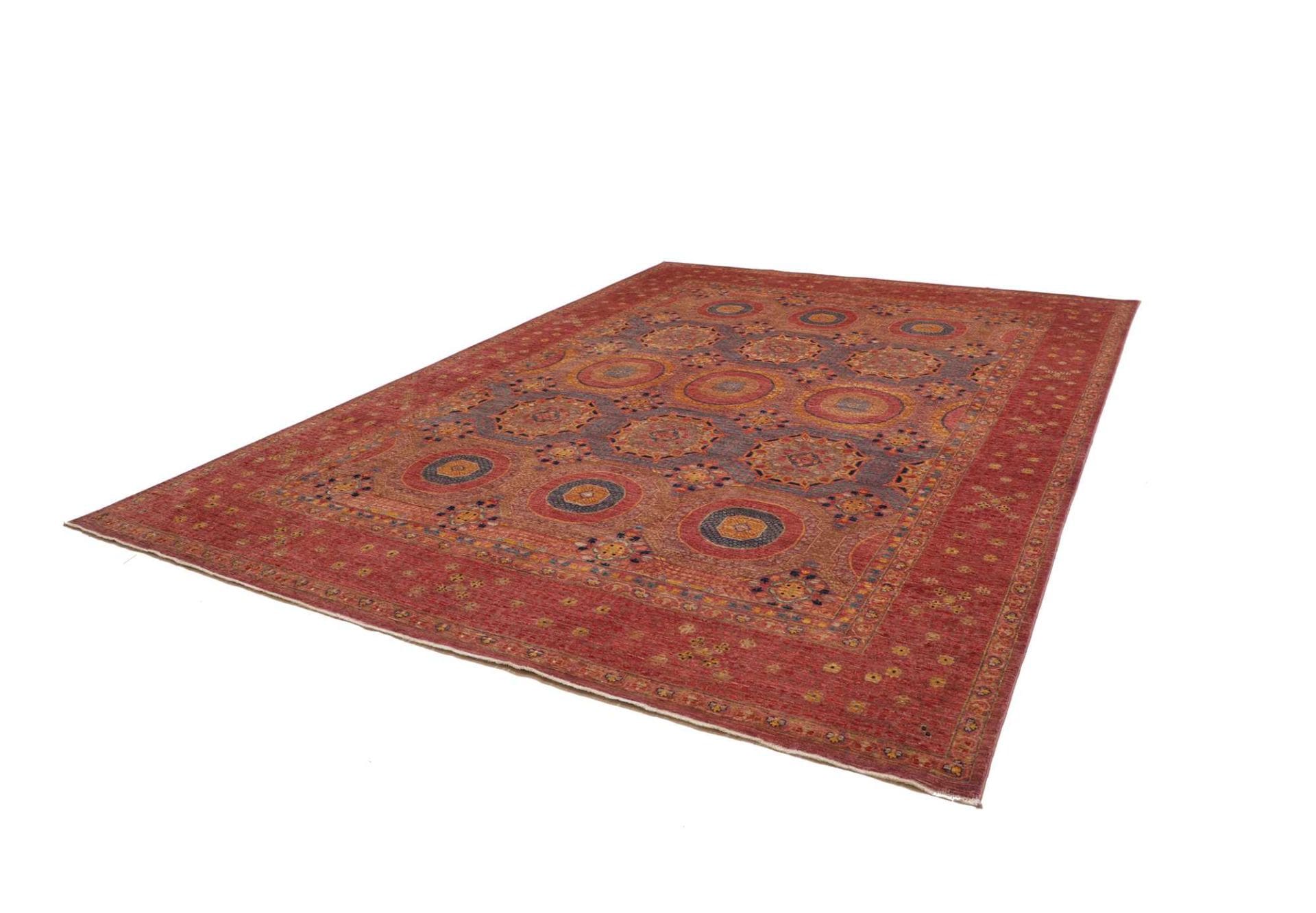 Mamluk Orientteppich 278 × 372 cm aus Wolle, handgeknüpft