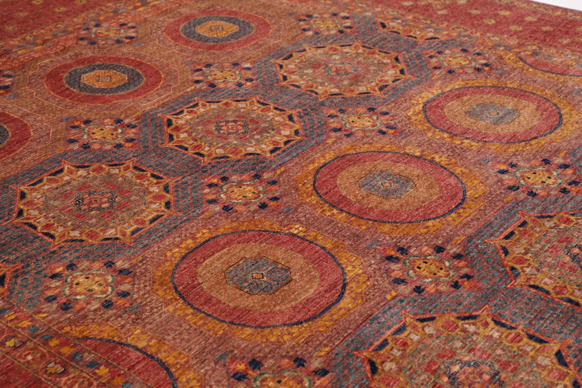 Mamluk Orientteppich 278 × 372 cm aus Wolle, handgeknüpft