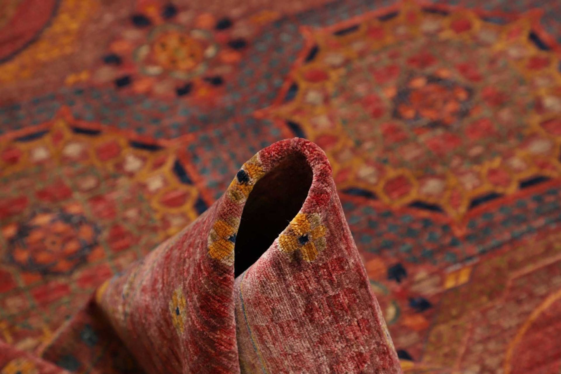 Mamluk Orientteppich 278 × 372 cm aus Wolle, handgeknüpft