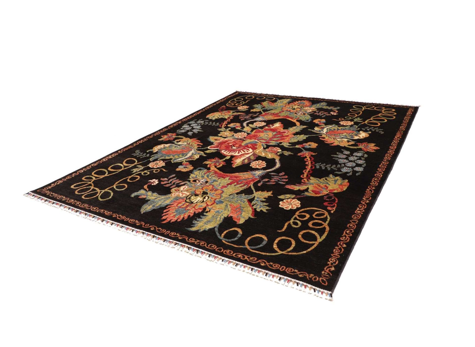 Ziegler Orientteppich 252 × 280 cm aus Wolle, handgeknüpft