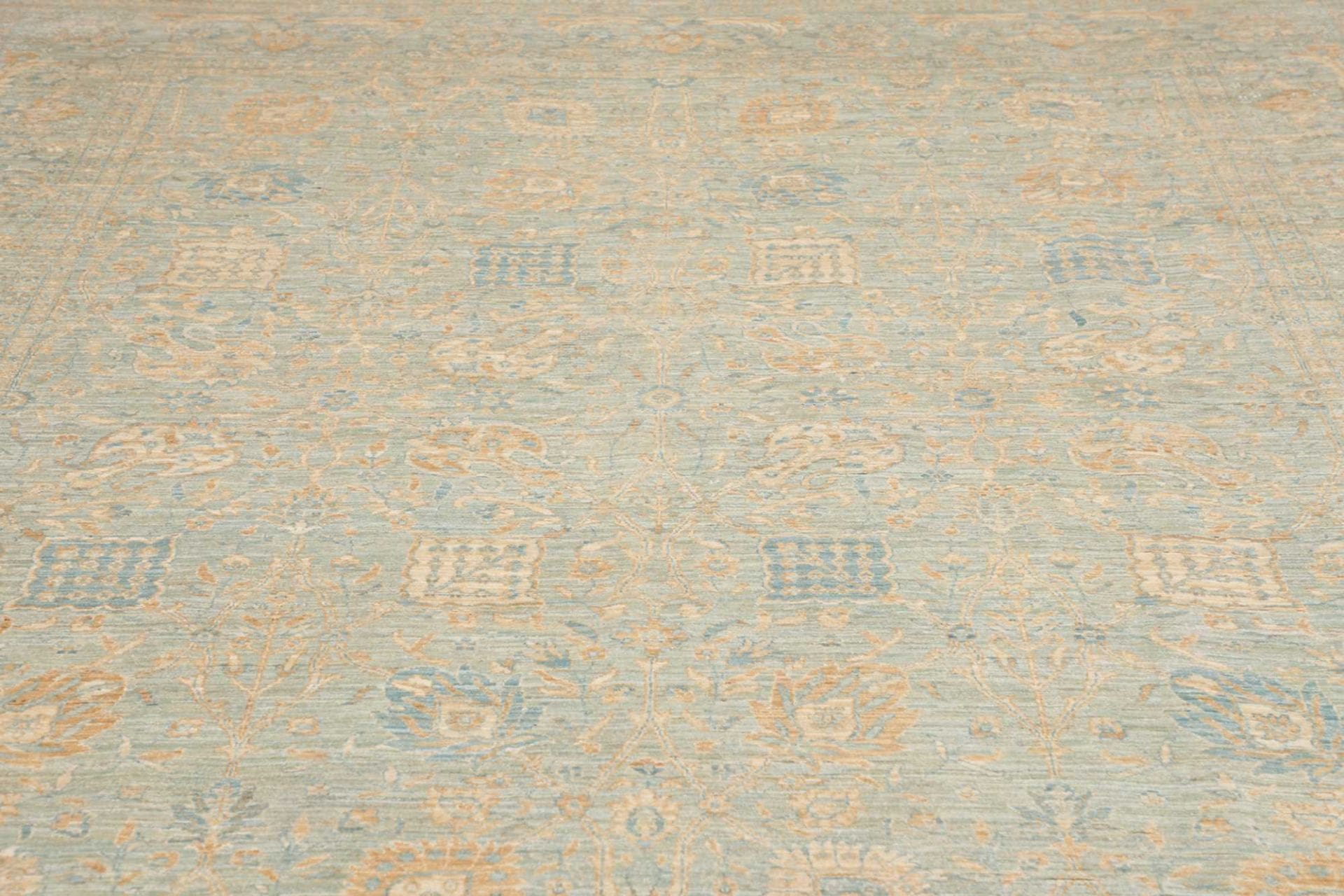 Ziegler Orientteppich 246 × 299 cm aus Wolle, handgeknüpft