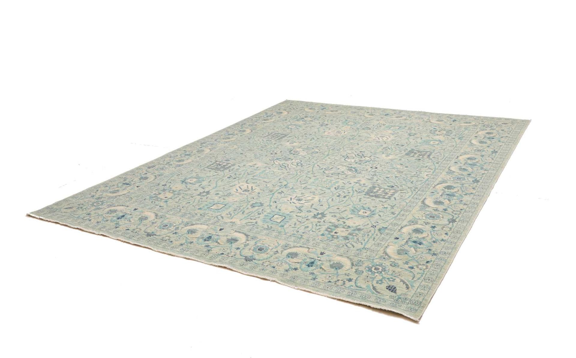 orientteppich-samarkand-250-x-293-cm-handgeknupft-schurwolle-1 Handgeknüpfter Samarkand Orientteppich, 250 × 293 cm, Wolle
