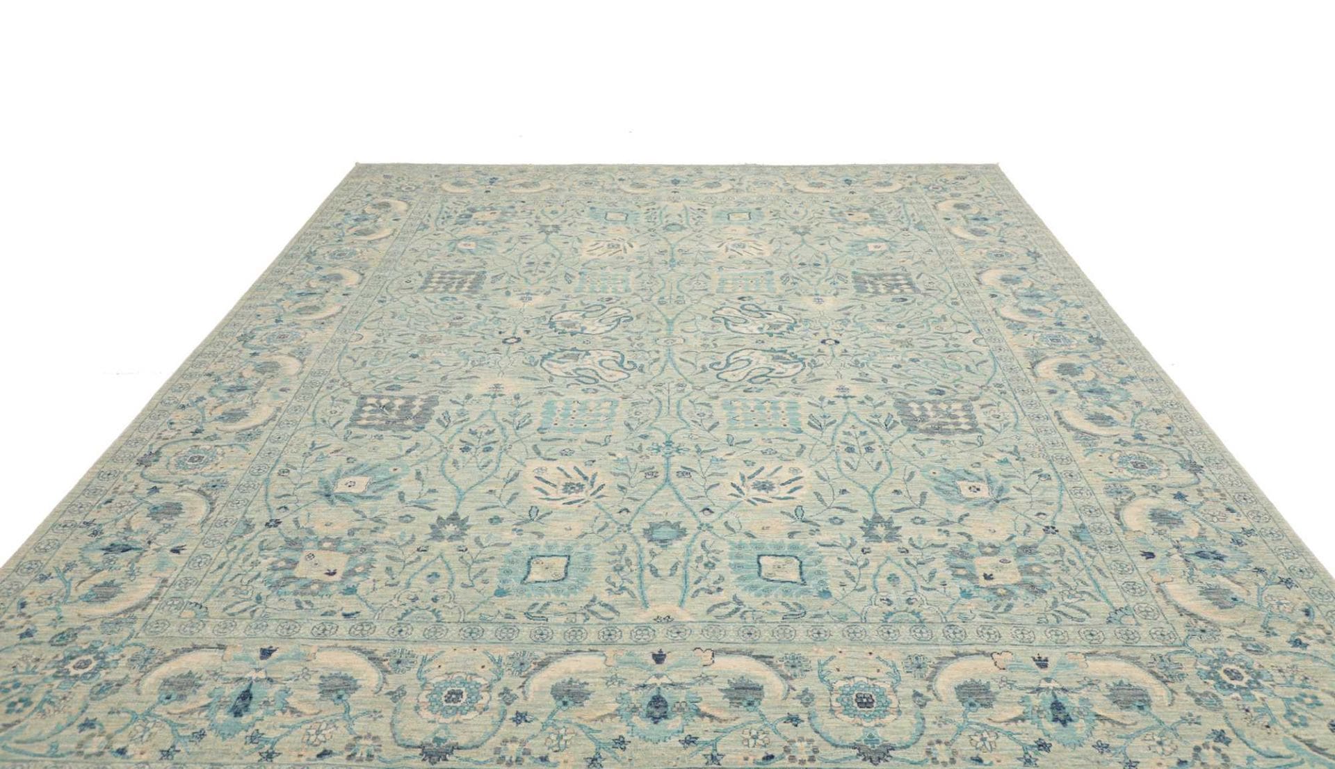 orientteppich-samarkand-250-x-293-cm-handgeknupft-schurwolle-3 Handgeknüpfter Samarkand Orientteppich, 250 × 293 cm, Wolle