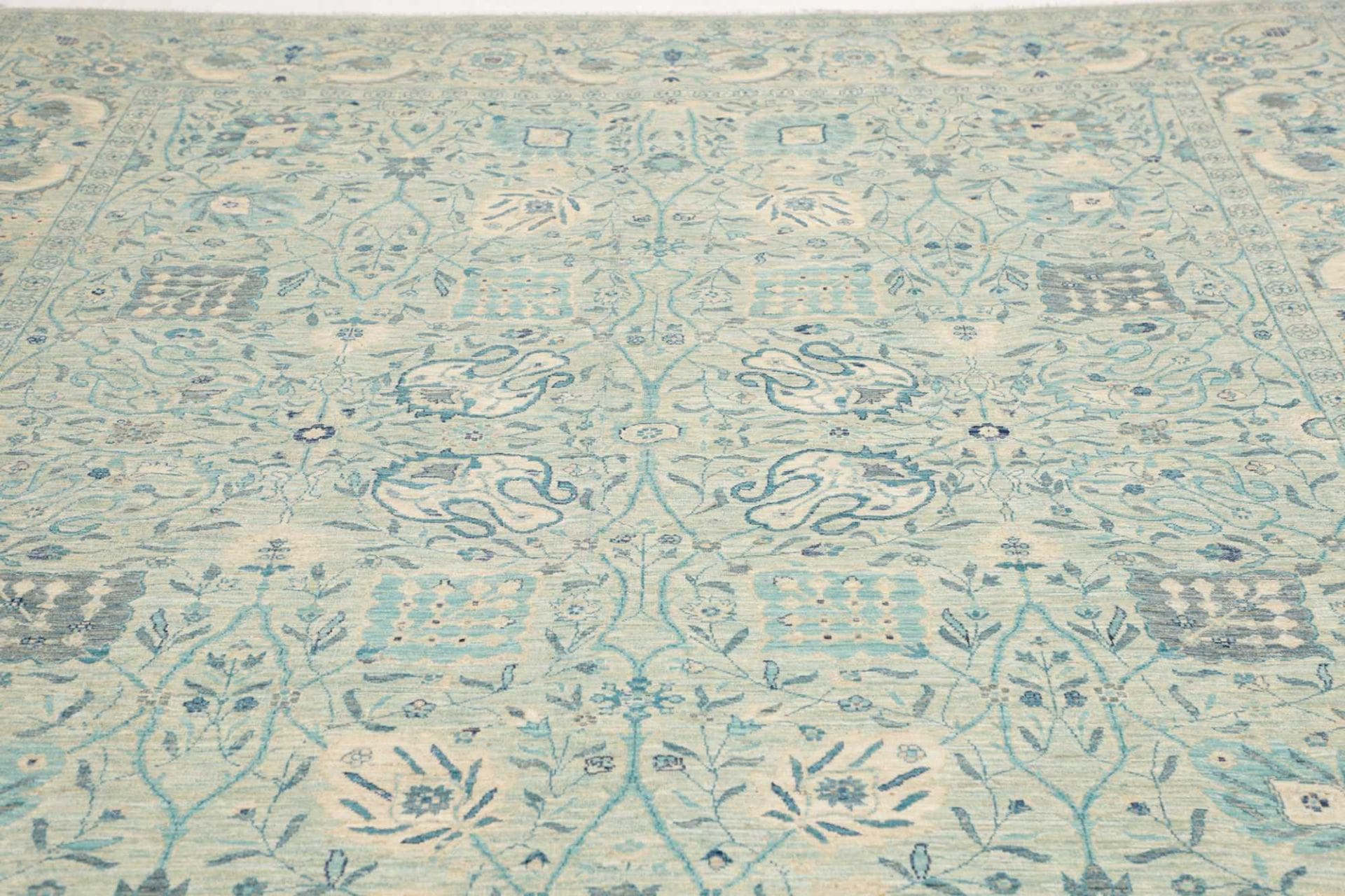 orientteppich-samarkand-250-x-293-cm-handgeknupft-schurwolle-7 Handgeknüpfter Samarkand Orientteppich, 250 × 293 cm, Wolle
