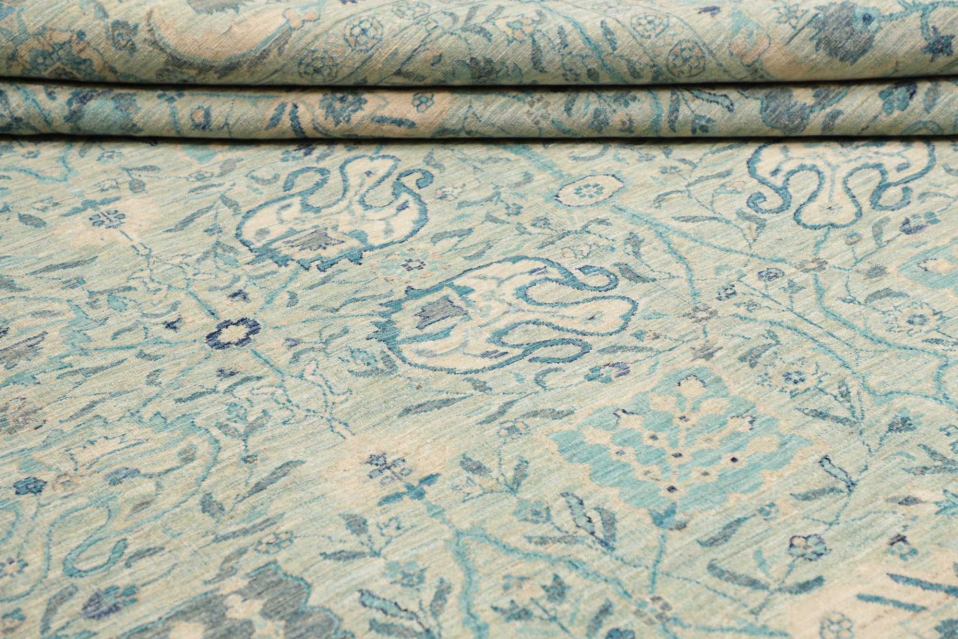 orientteppich-samarkand-250-x-293-cm-handgeknupft-schurwolle-9 Handgeknüpfter Samarkand Orientteppich, 250 × 293 cm, Wolle
