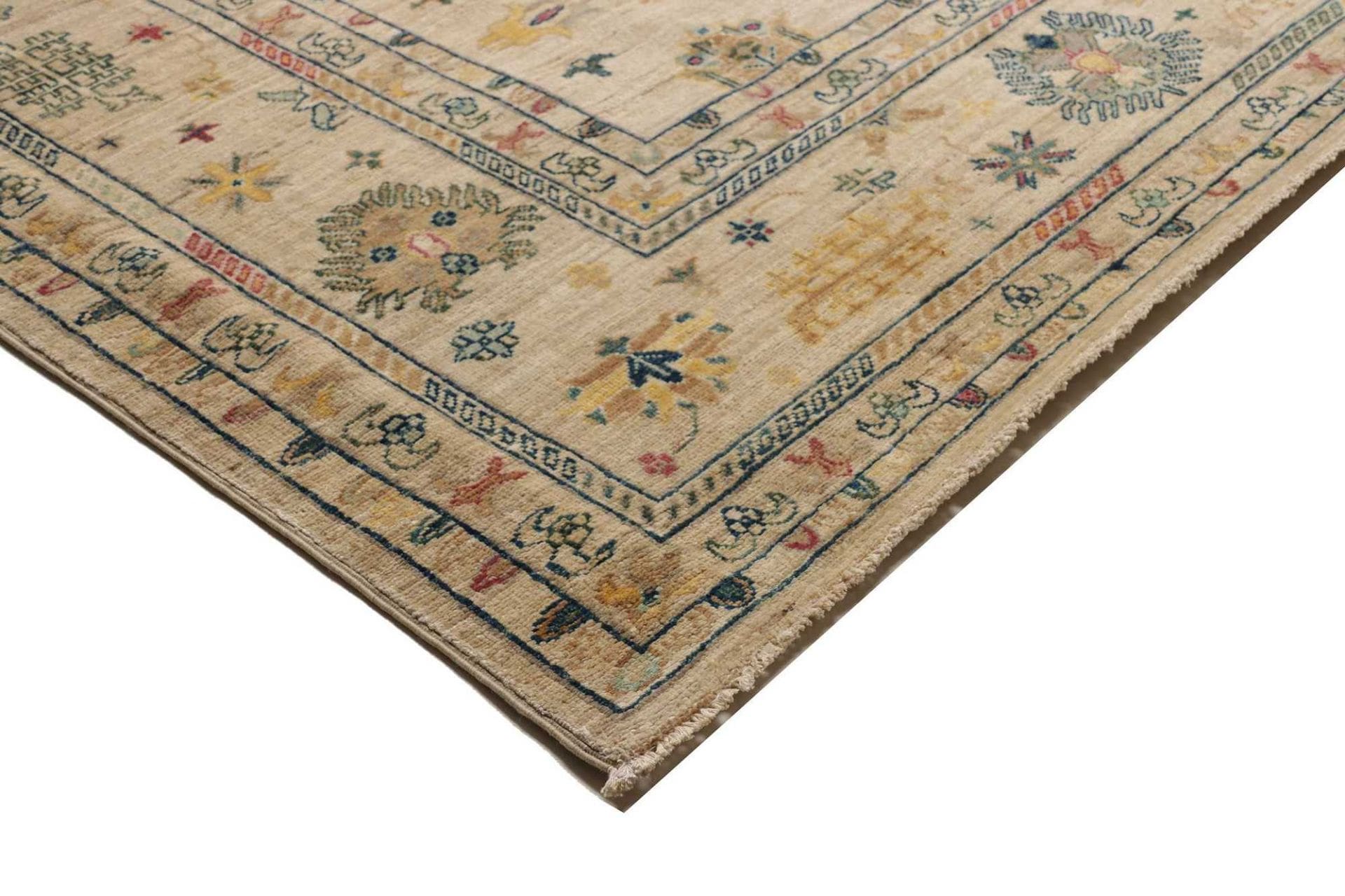 Farahan Ziegler Orientteppich 246 × 300 cm aus Wolle, handgeknüpft