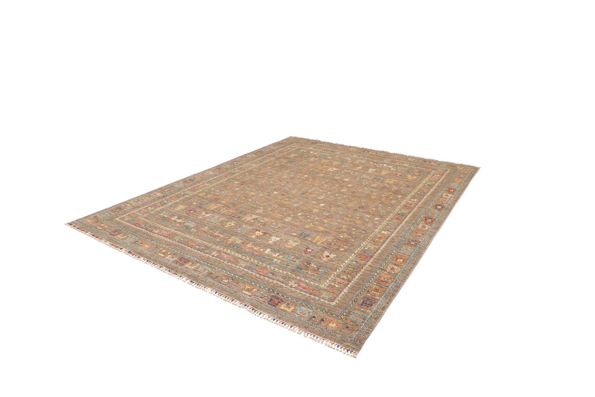 Handgeknüpfter Samarkand Orientteppich 245 × 300 cm