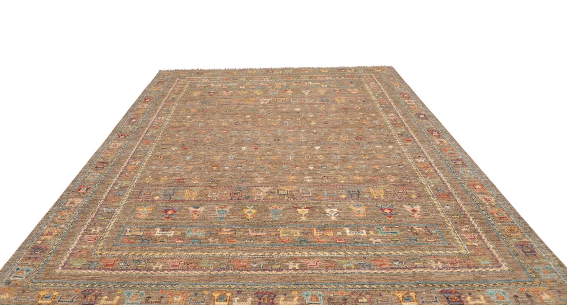 Handgeknüpfter Samarkand Orientteppich 245 × 300 cm