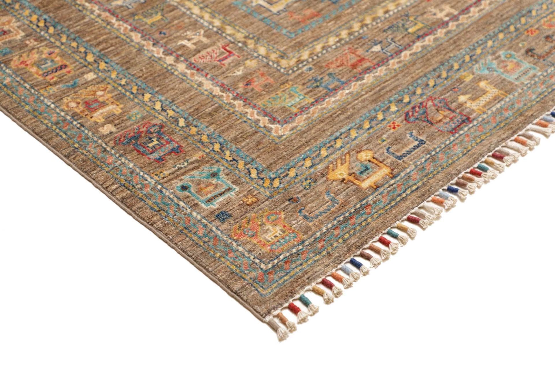 Handgeknüpfter Samarkand Orientteppich 245 × 300 cm
