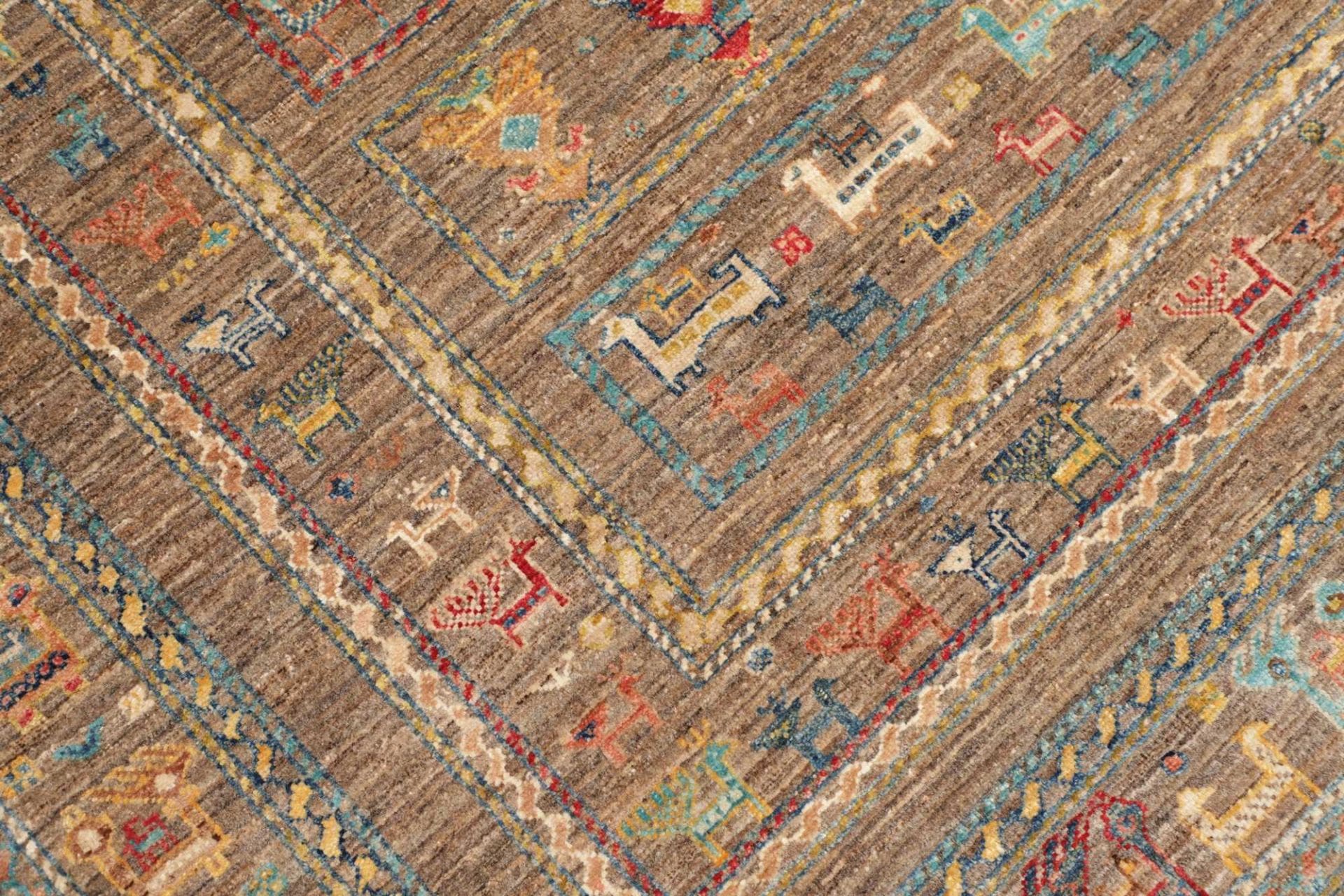 Handgeknüpfter Samarkand Orientteppich 245 × 300 cm
