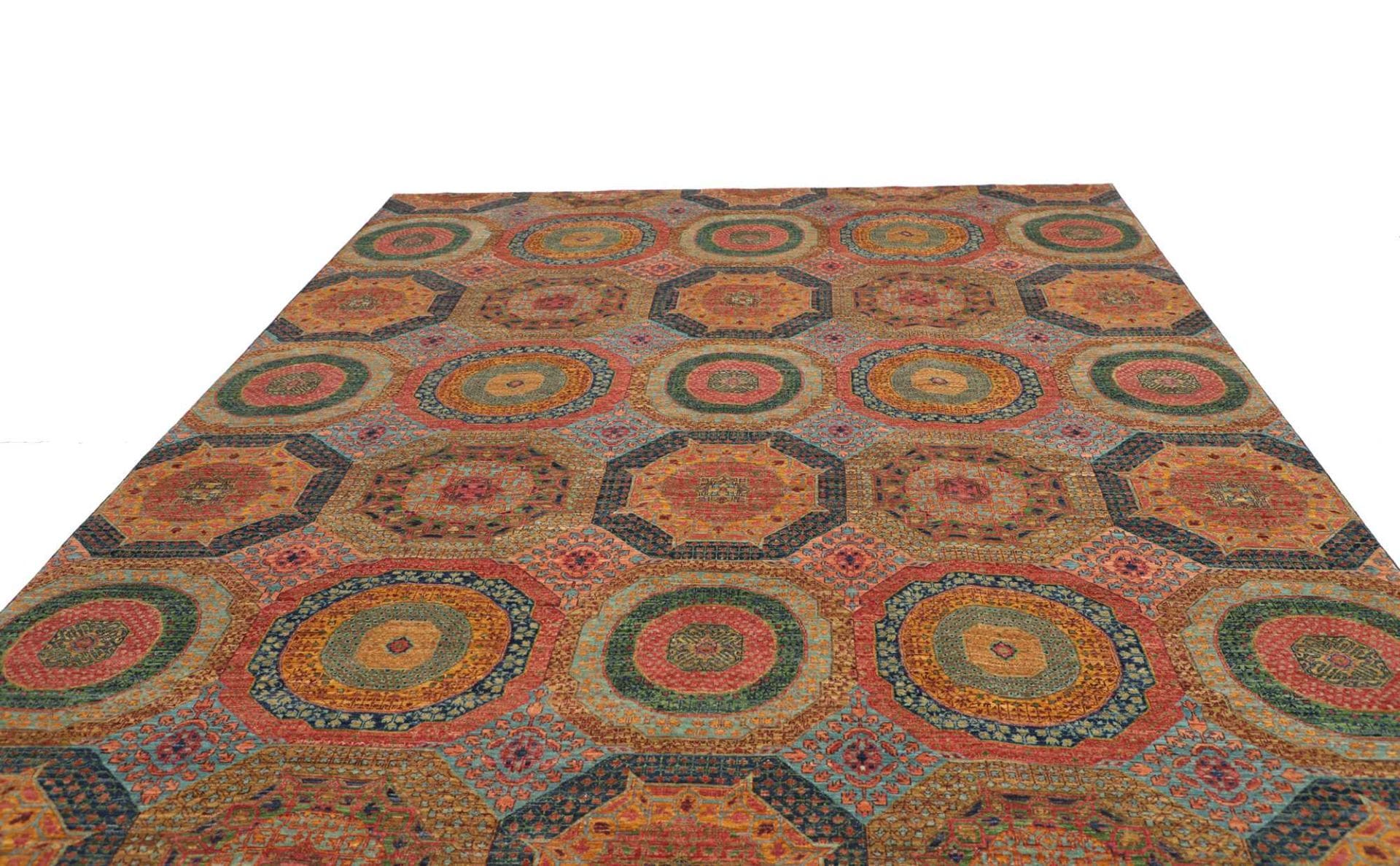 mamluk-orientteppich-252-x-304-cm-aus-schurwolle-handgeknupft-3 Mamluk Orientteppich aus Pakistan, 252 × 304 cm