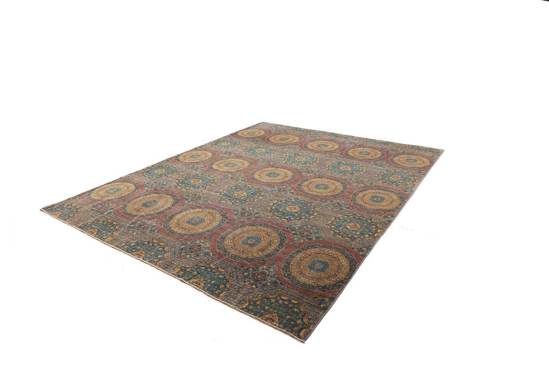 Mamluk Orientteppich 249 × 303 cm aus Wolle, handgeknüpft