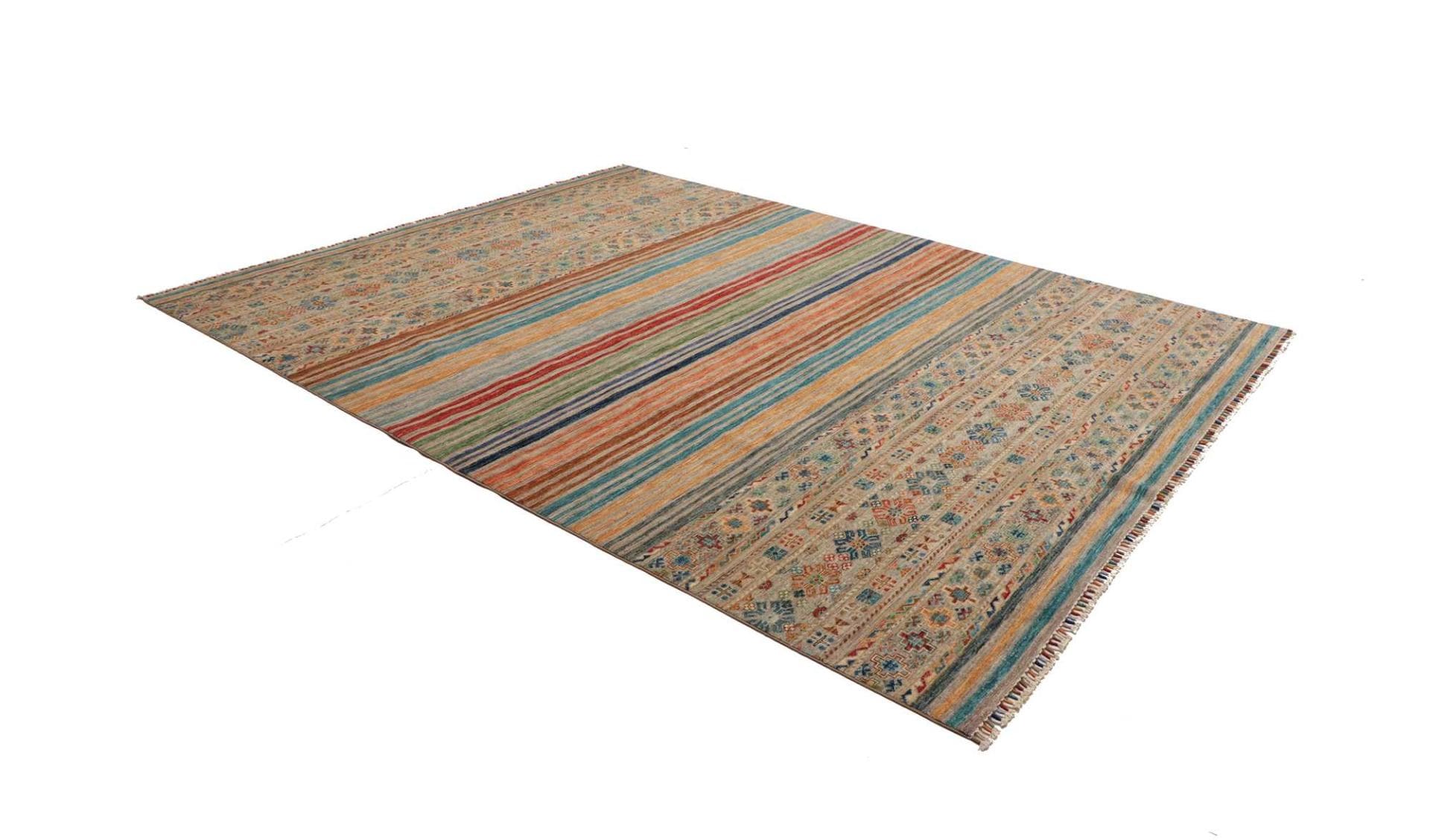 Handgeknüpfter Samarkand Orientteppich, 252 × 315 cm, Wolle