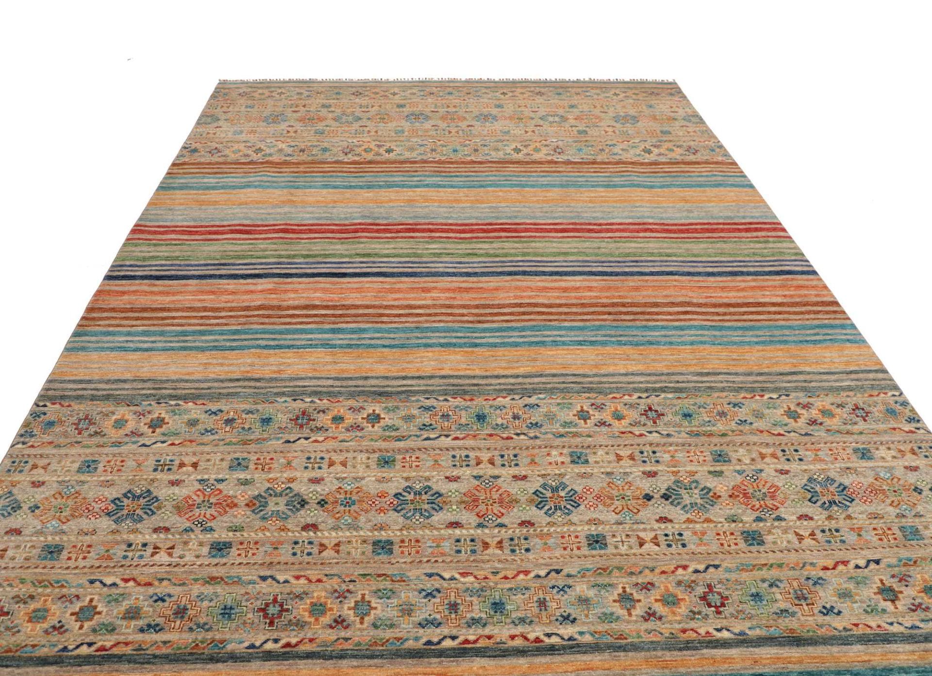 Handgeknüpfter Samarkand Orientteppich, 252 × 315 cm, Wolle
