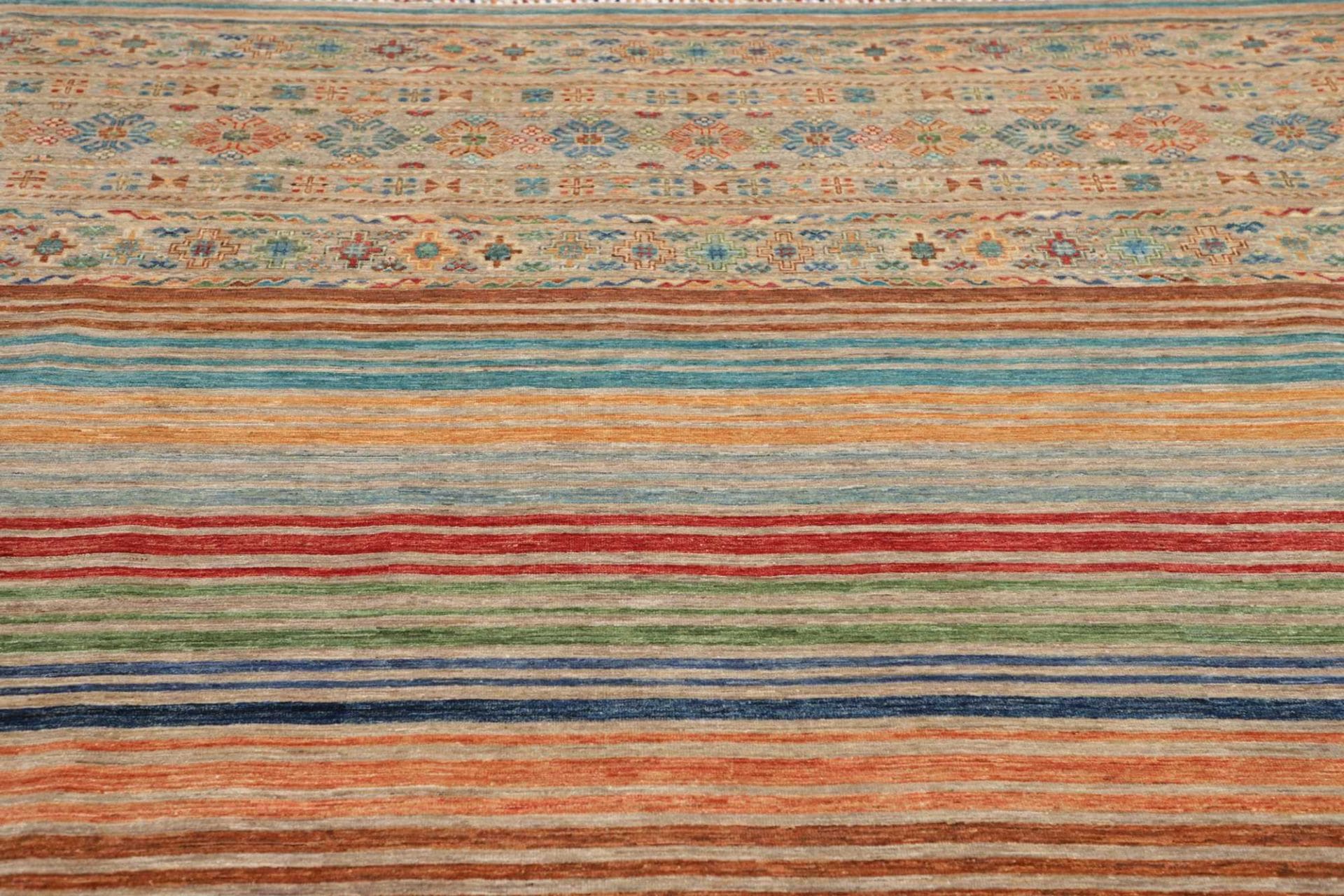 Handgeknüpfter Samarkand Orientteppich, 252 × 315 cm, Wolle