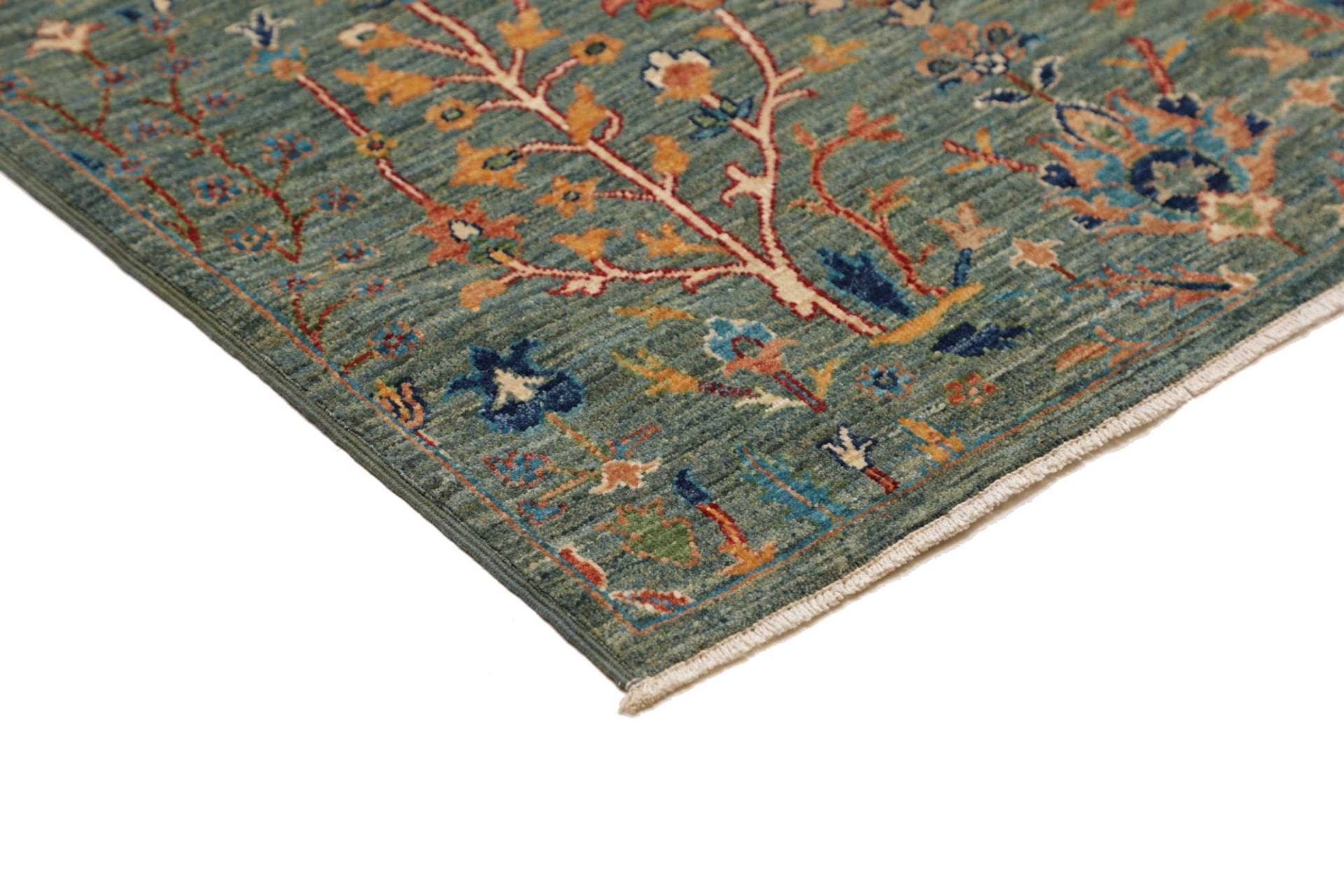 Handgeknüpfter Samarkand Orientteppich, 85 × 344 cm, Wolle