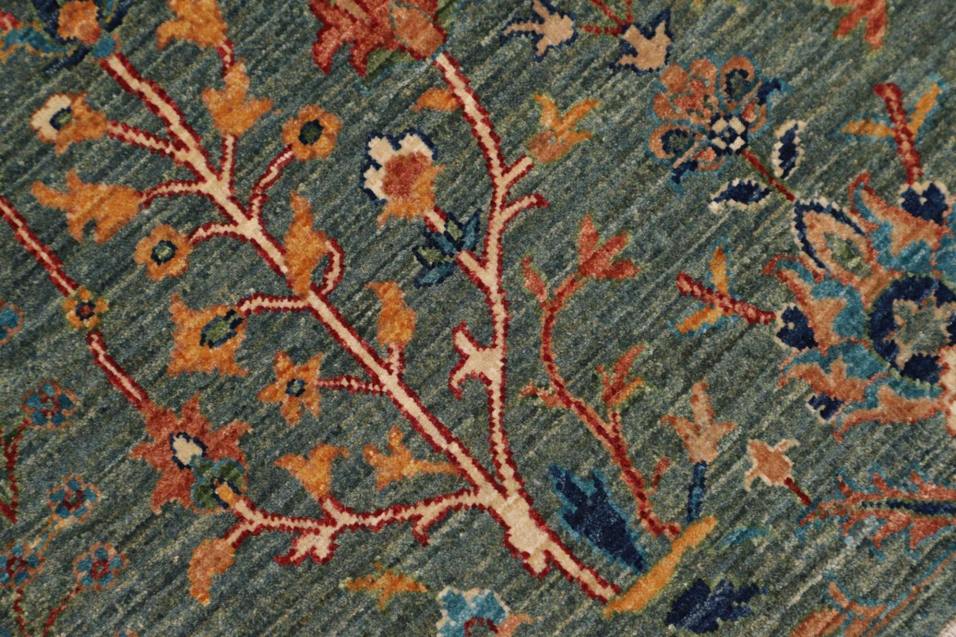 Handgeknüpfter Samarkand Orientteppich, 85 × 344 cm, Wolle