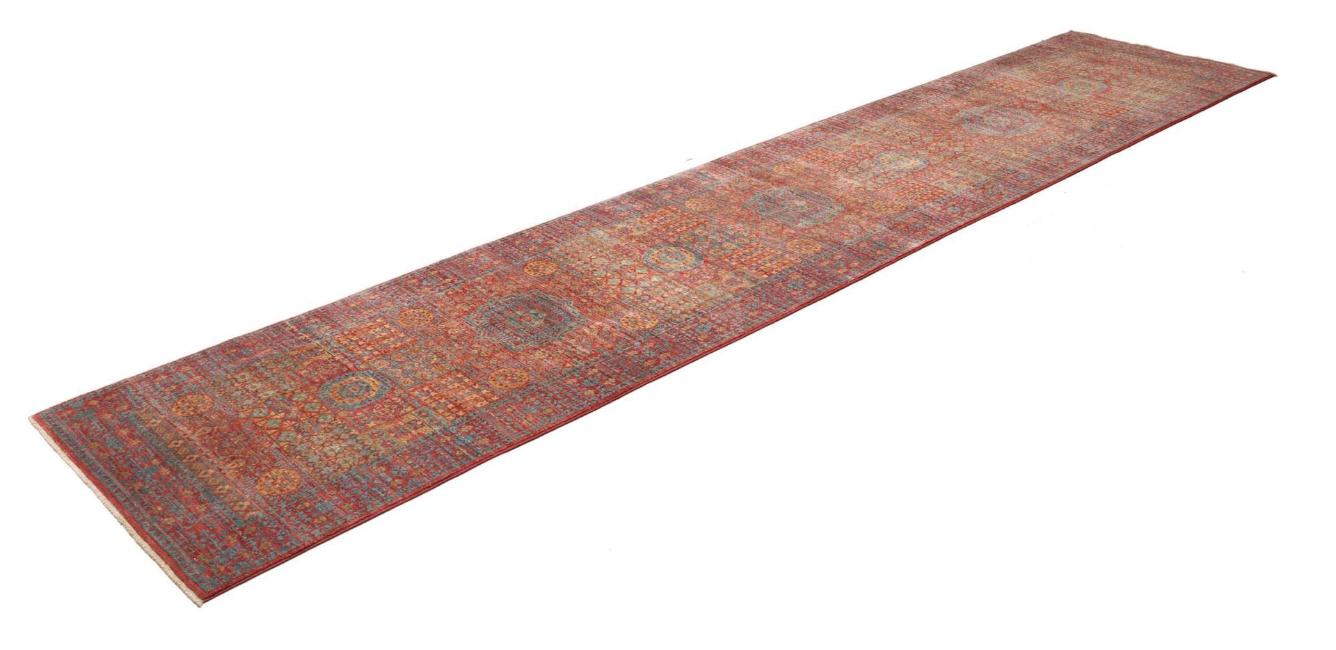 Mamluk Orientteppich aus Pakistan, 85 × 391 cm