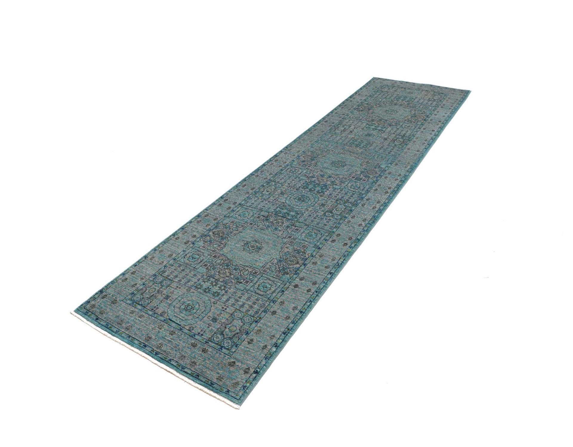 Handgeknüpfter Mamluk Orientteppich 83 × 293 cm