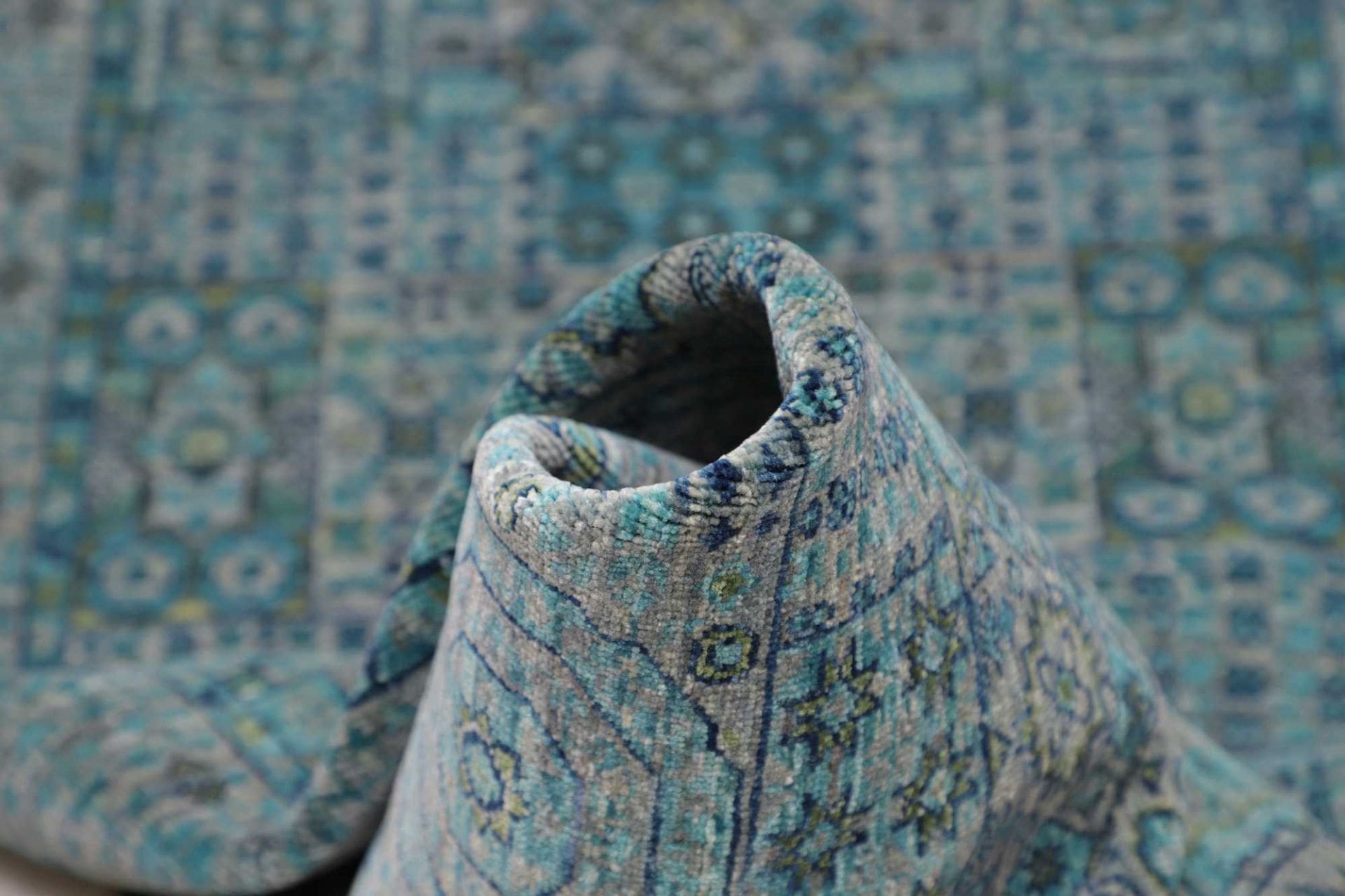 Handgeknüpfter Mamluk Orientteppich 83 × 293 cm
