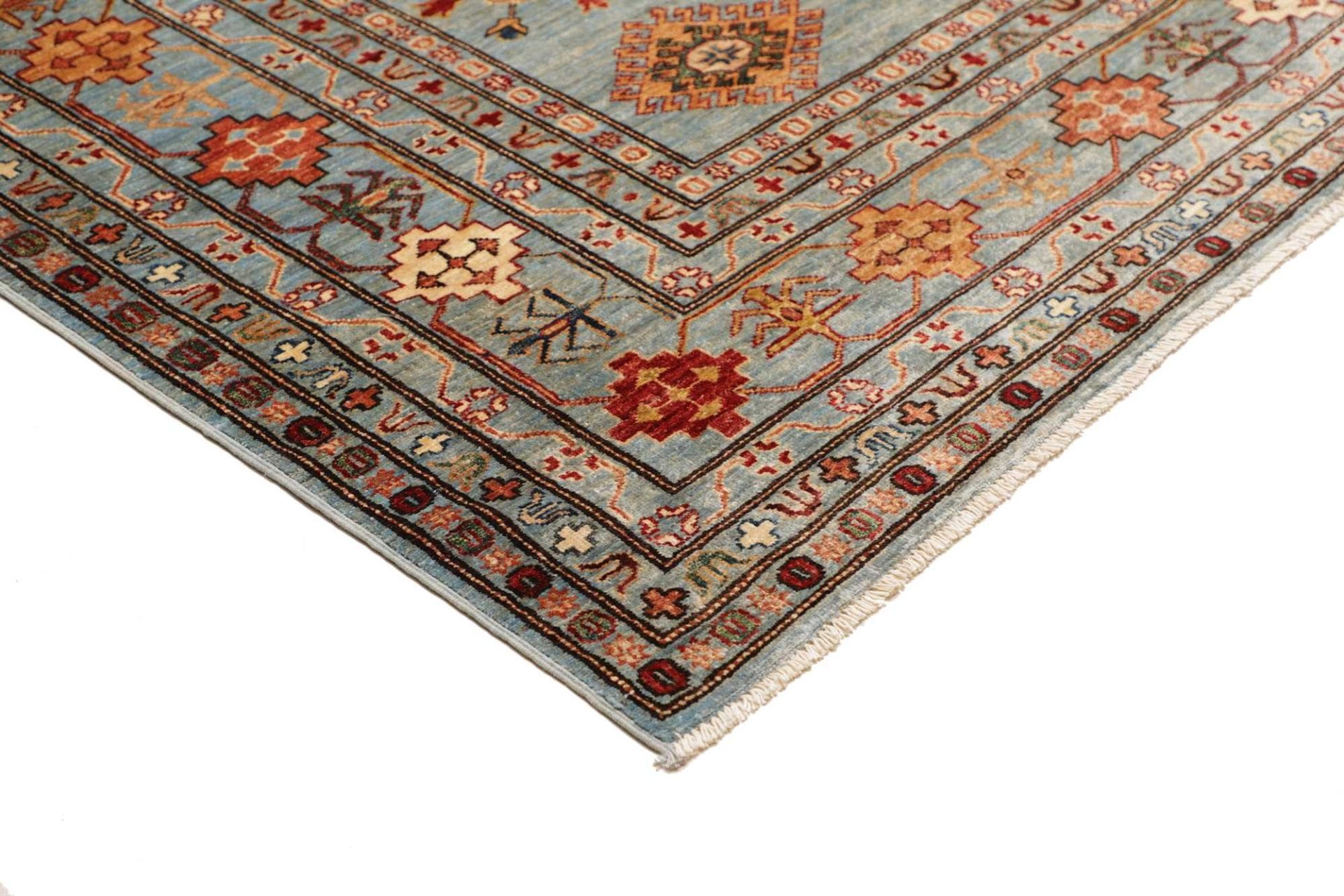 Kazak Orientteppich 249 × 300 cm aus Wolle, handgeknüpft