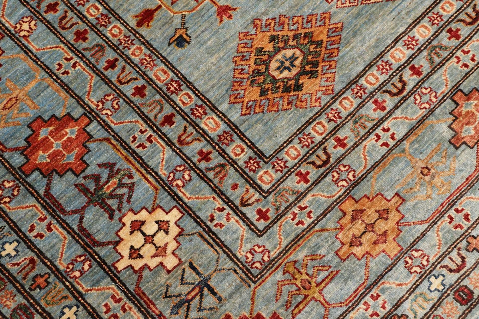 Kazak Orientteppich 249 × 300 cm aus Wolle, handgeknüpft