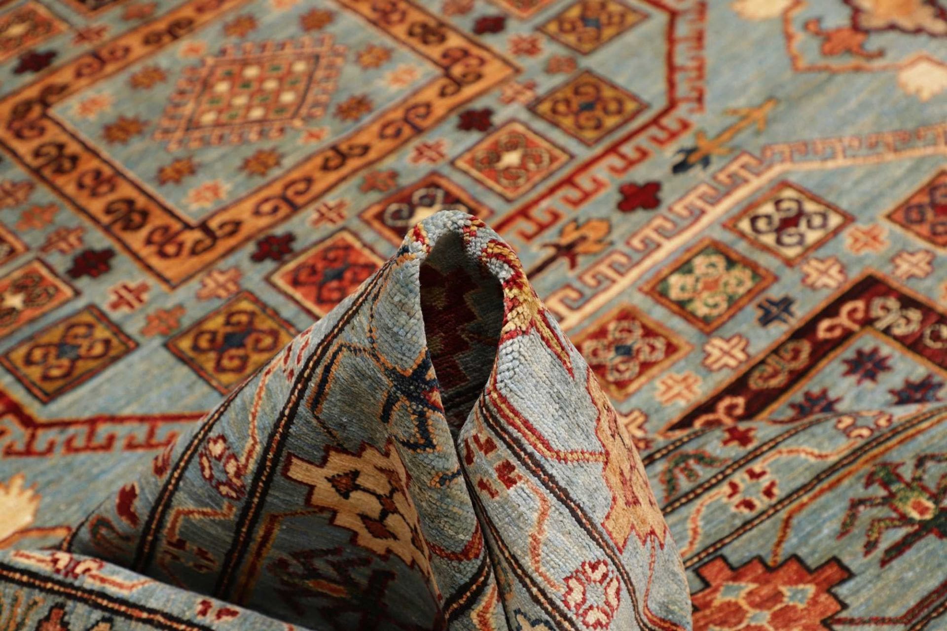 Kazak Orientteppich 249 × 300 cm aus Wolle, handgeknüpft