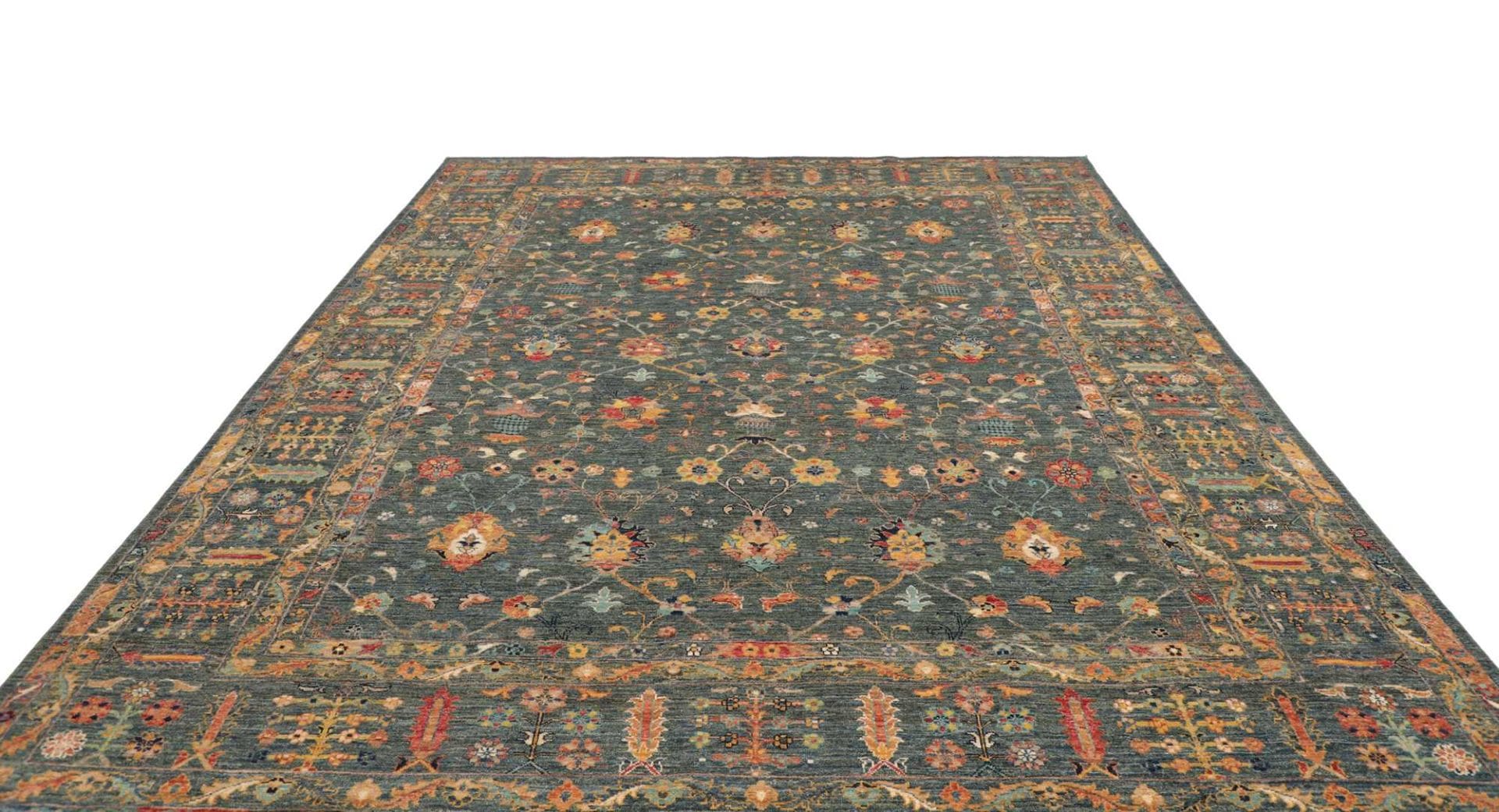 Handgeknüpfter Ziegler Orientteppich, 243 × 307 cm, Wolle