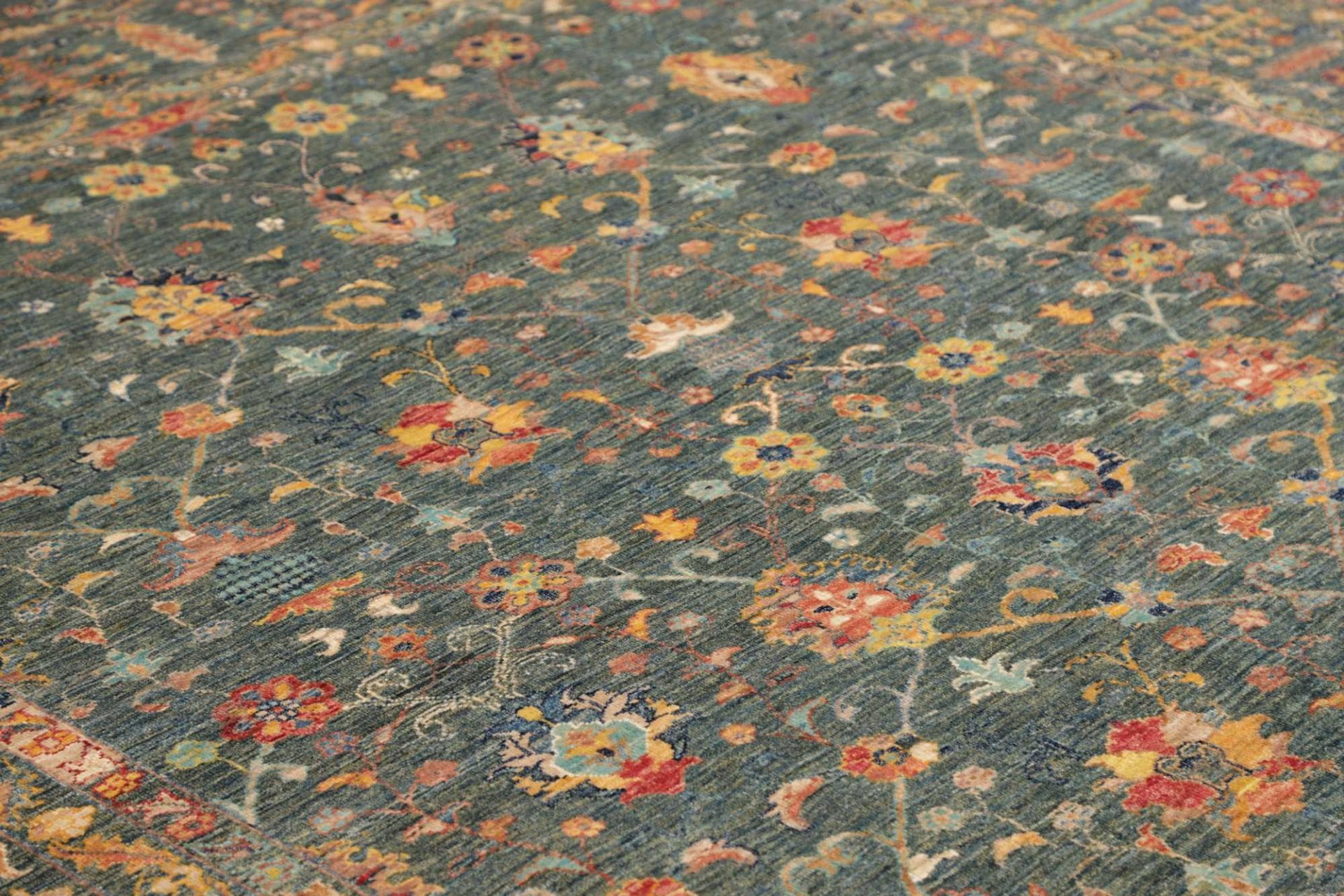 Handgeknüpfter Ziegler Orientteppich, 243 × 307 cm, Wolle