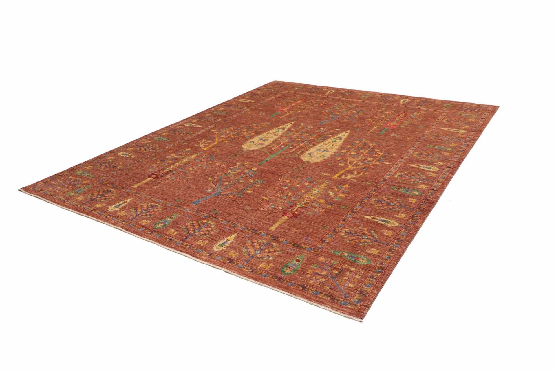 orientteppich-samarkand-250-x-295cm-handgeknupft-aus-schurwolle-1 Samarkand Orientteppich 250 × 295 cm aus Wolle, handgeknüpft