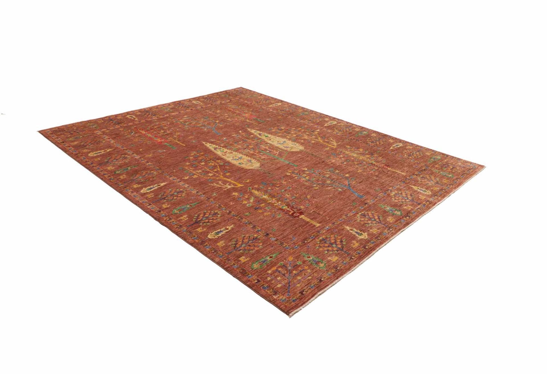 orientteppich-samarkand-250-x-295cm-handgeknupft-aus-schurwolle-2 Samarkand Orientteppich 250 × 295 cm aus Wolle, handgeknüpft