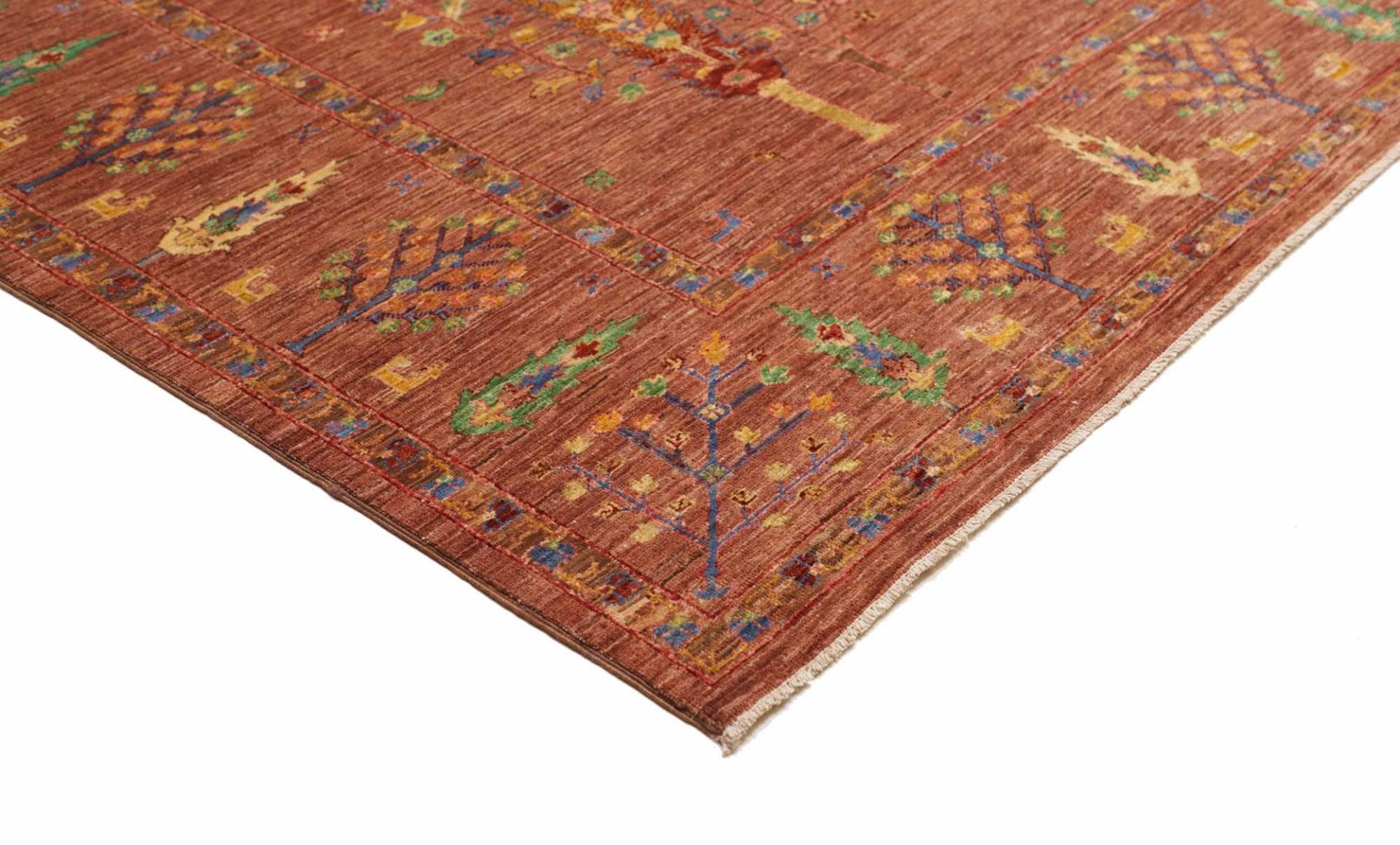 orientteppich-samarkand-250-x-295cm-handgeknupft-aus-schurwolle-4 Samarkand Orientteppich 250 × 295 cm aus Wolle, handgeknüpft
