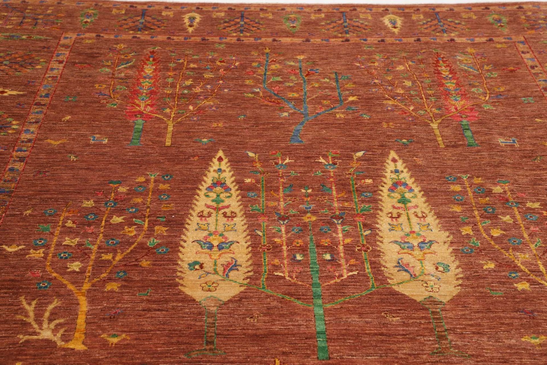 orientteppich-samarkand-250-x-295cm-handgeknupft-aus-schurwolle-7 Samarkand Orientteppich 250 × 295 cm aus Wolle, handgeknüpft