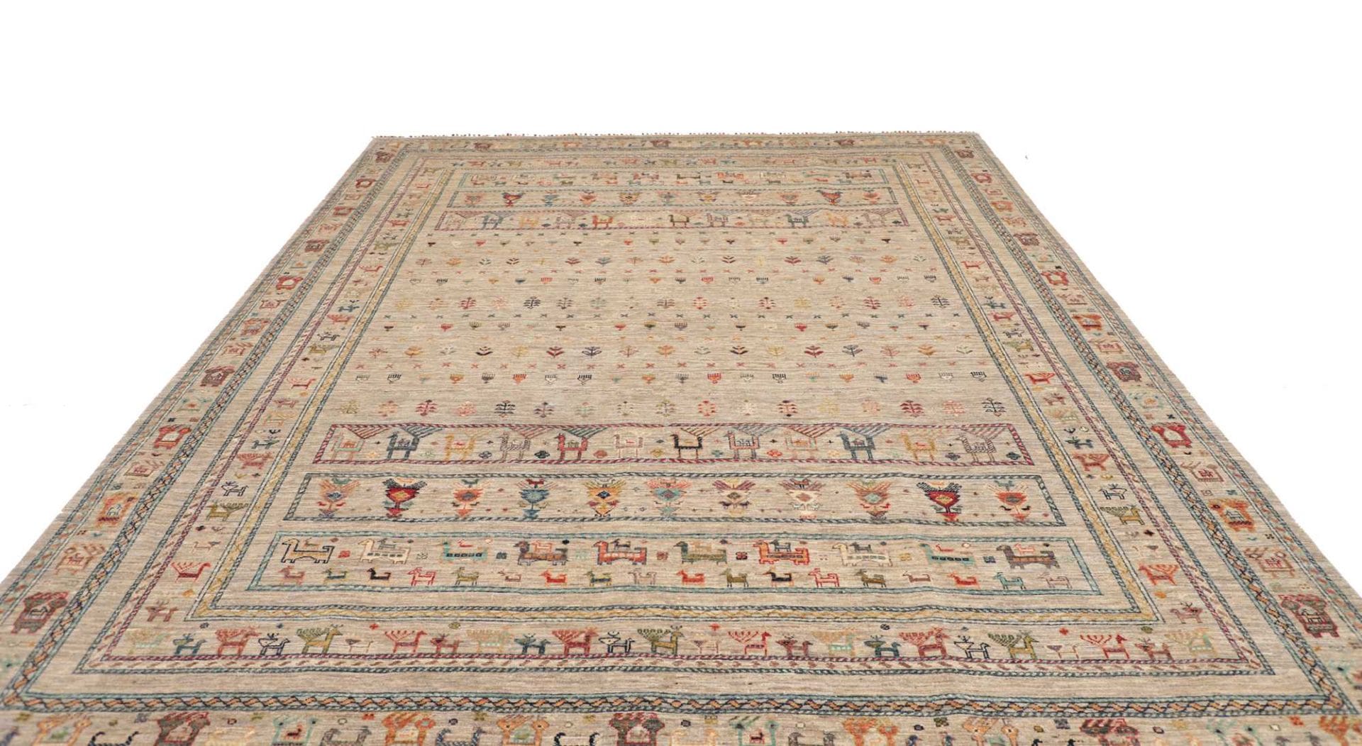 Samarkand Orientteppich 249 × 303 cm aus Wolle, handgeknüpft
