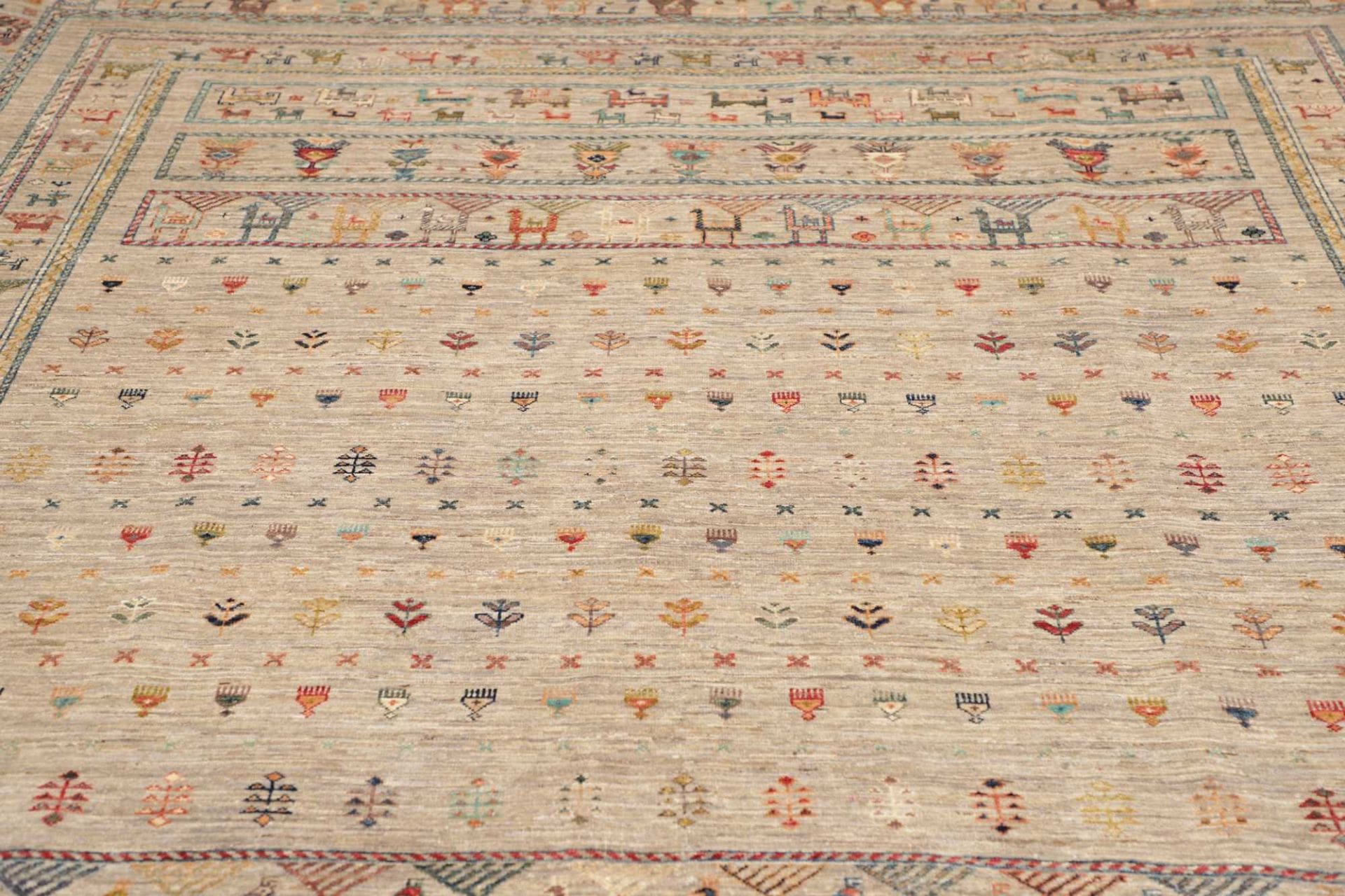 Samarkand Orientteppich 249 × 303 cm aus Wolle, handgeknüpft