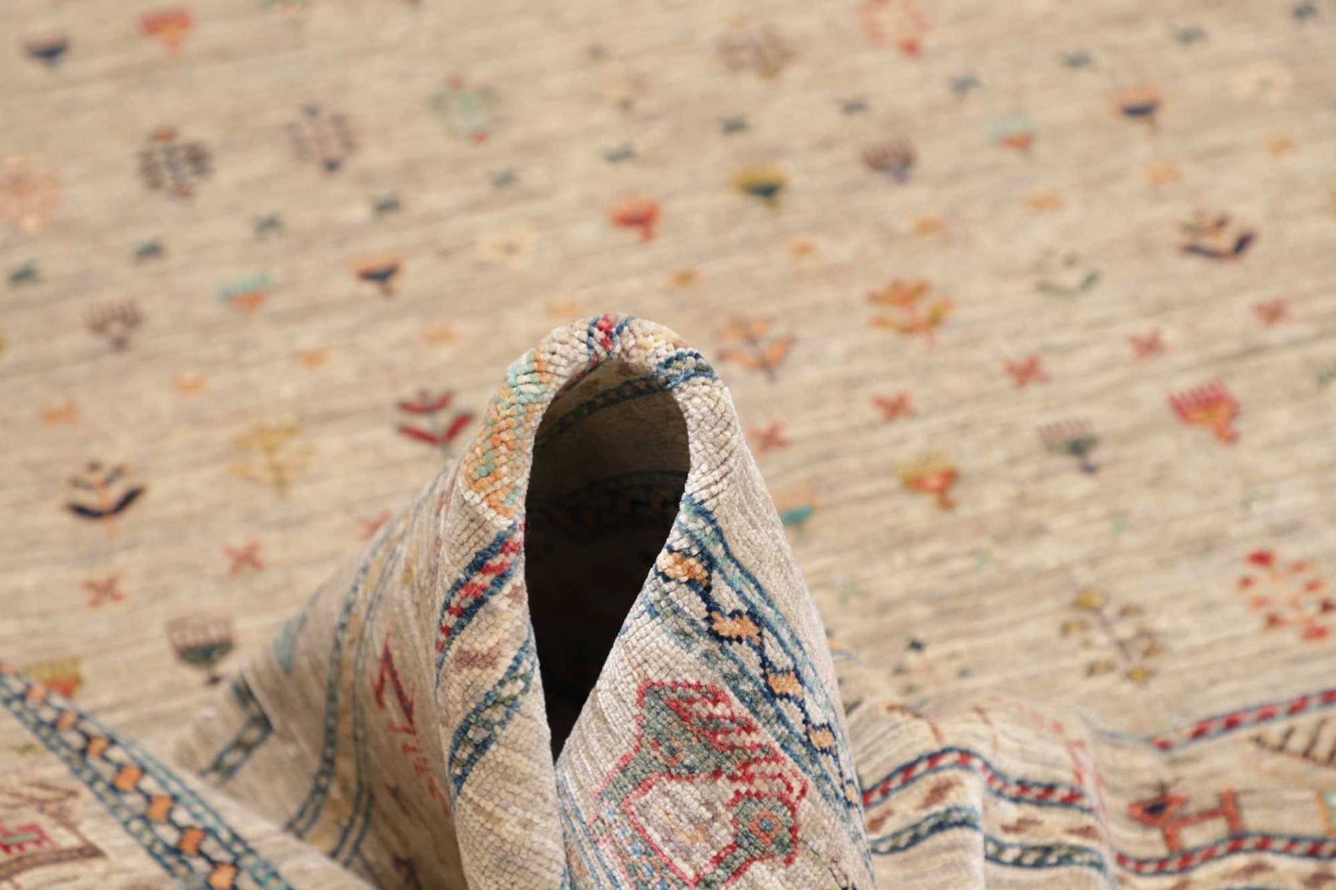 Samarkand Orientteppich 249 × 303 cm aus Wolle, handgeknüpft