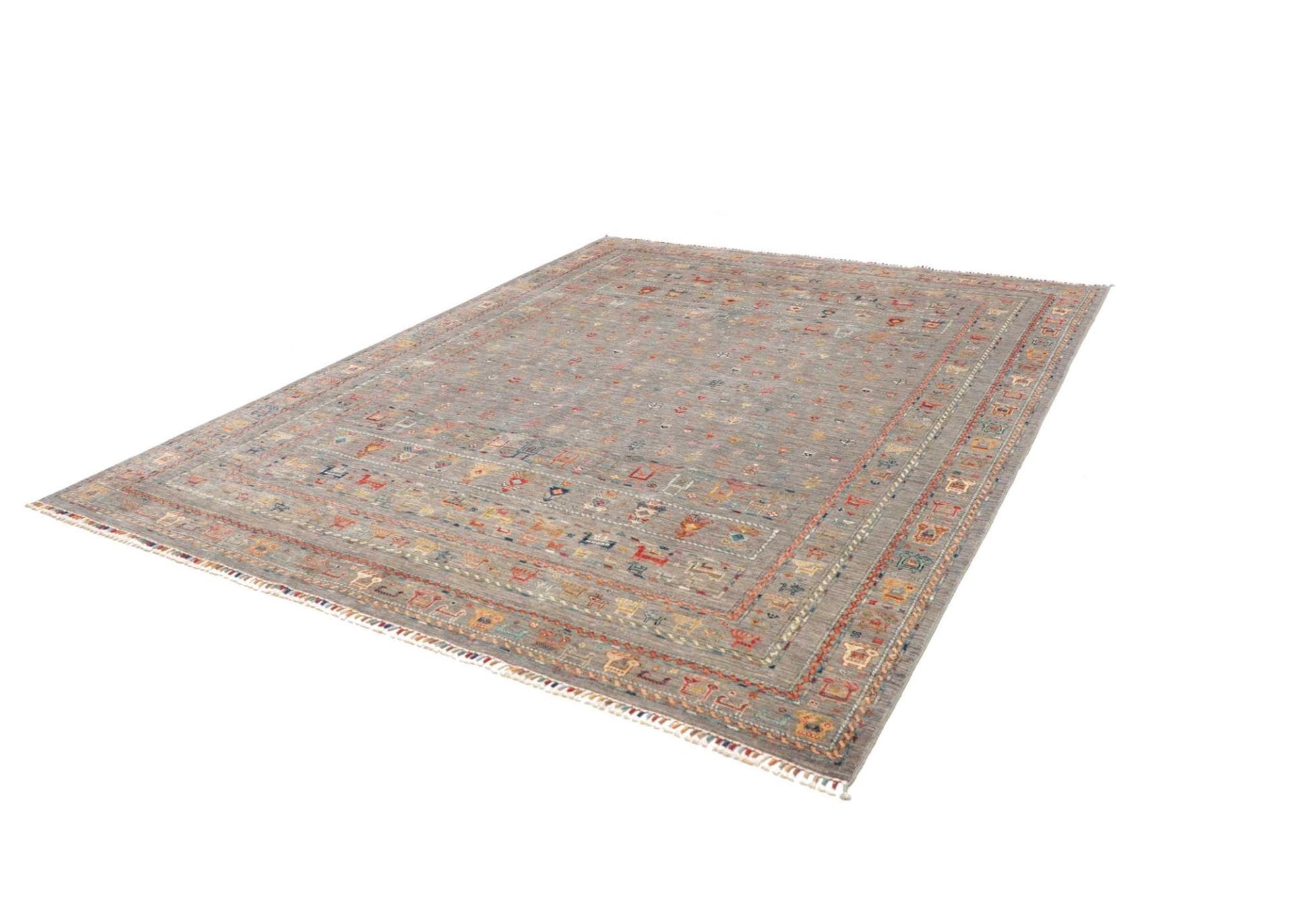 Handgeknüpfter Samarkand Orientteppich 247 × 306 cm
