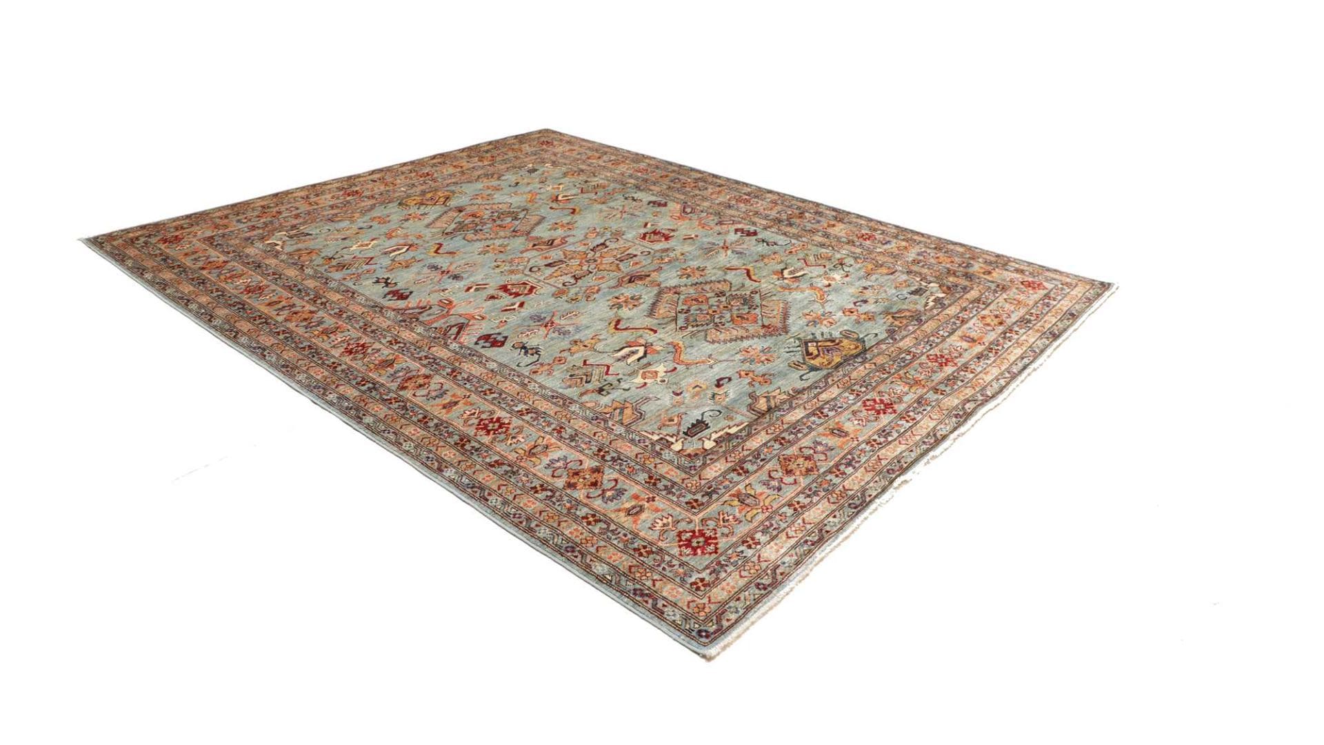Handgeknüpfter Kazak Orientteppich, 251 × 296 cm, Wolle