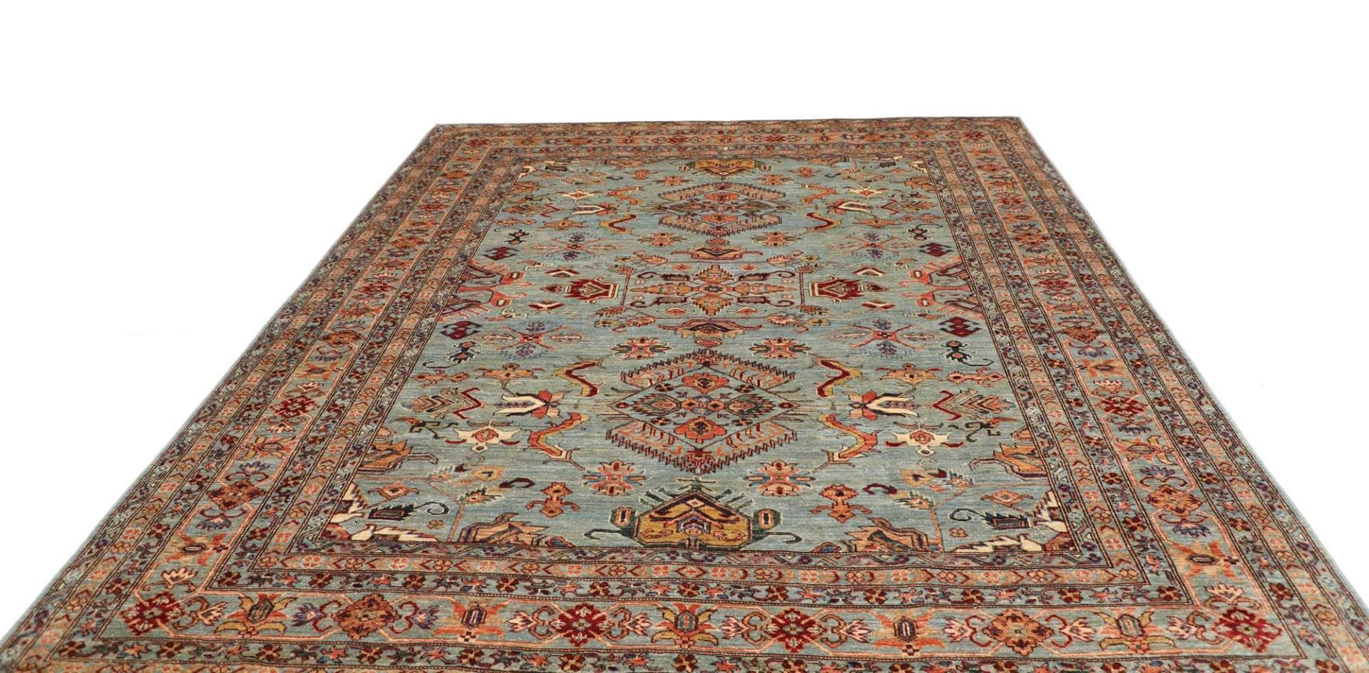 Handgeknüpfter Kazak Orientteppich, 251 × 296 cm, Wolle