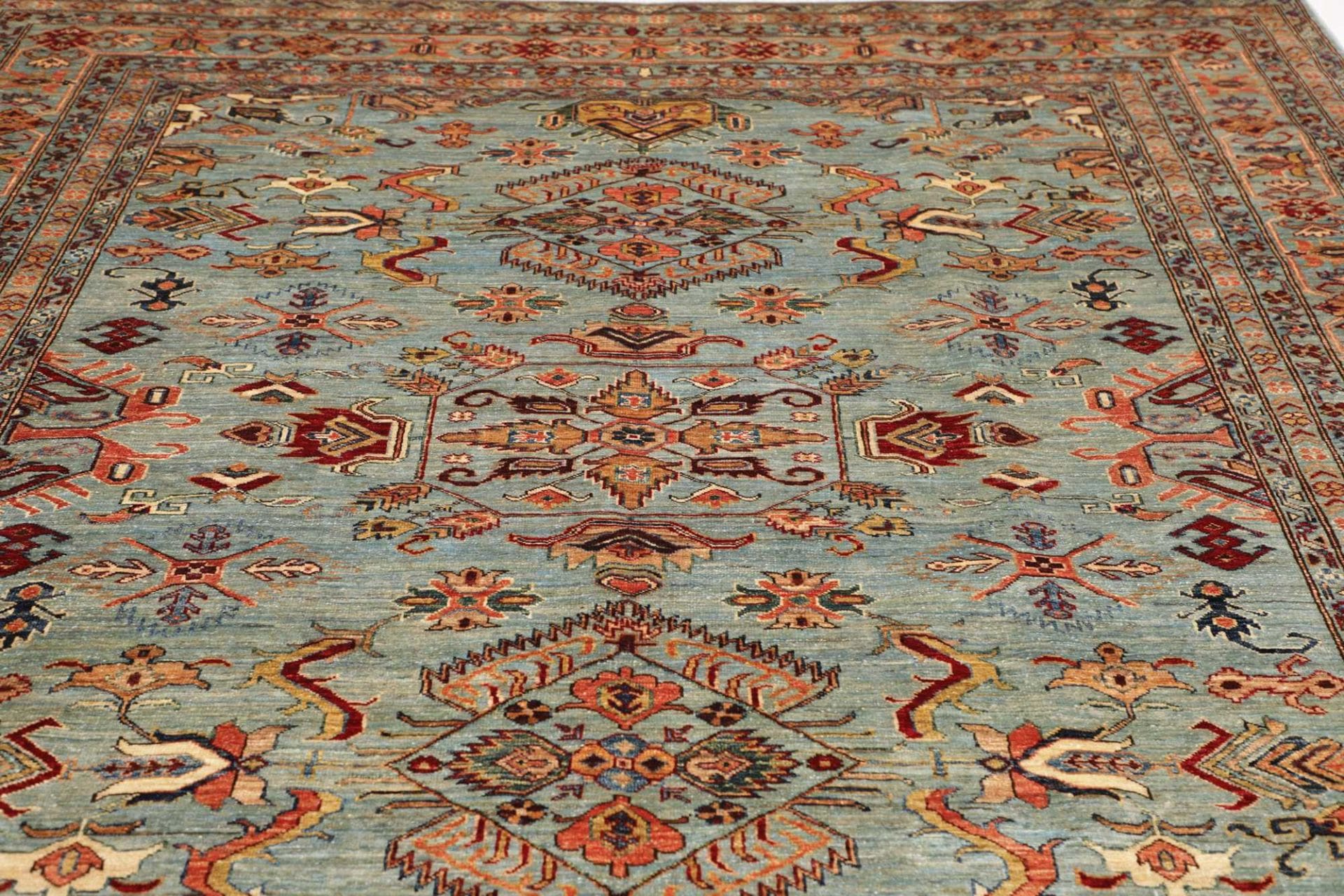 Handgeknüpfter Kazak Orientteppich, 251 × 296 cm, Wolle