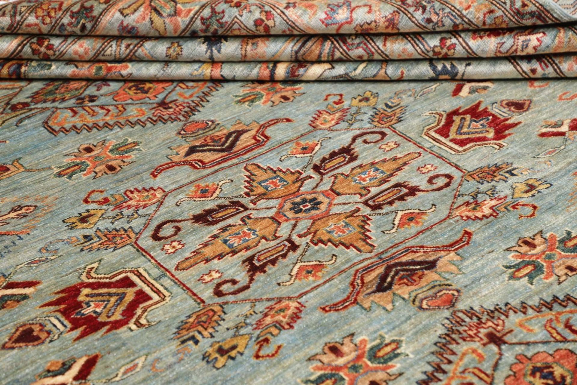 Handgeknüpfter Kazak Orientteppich, 251 × 296 cm, Wolle