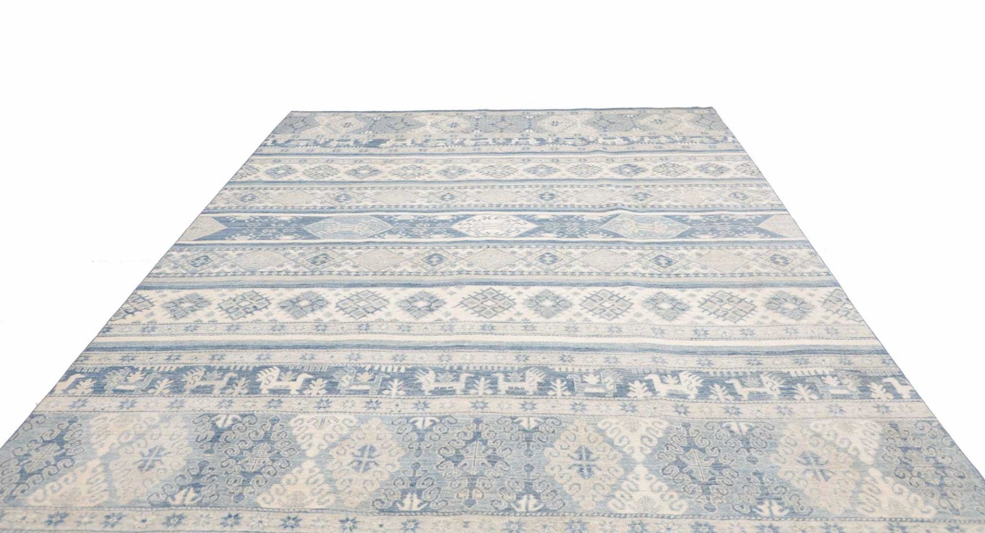 samarkand-orientteppich-241-x-310cm-handgeknupft-schurwolle-3 Handgeknüpfter Samarkand Orientteppich 241 × 310 cm