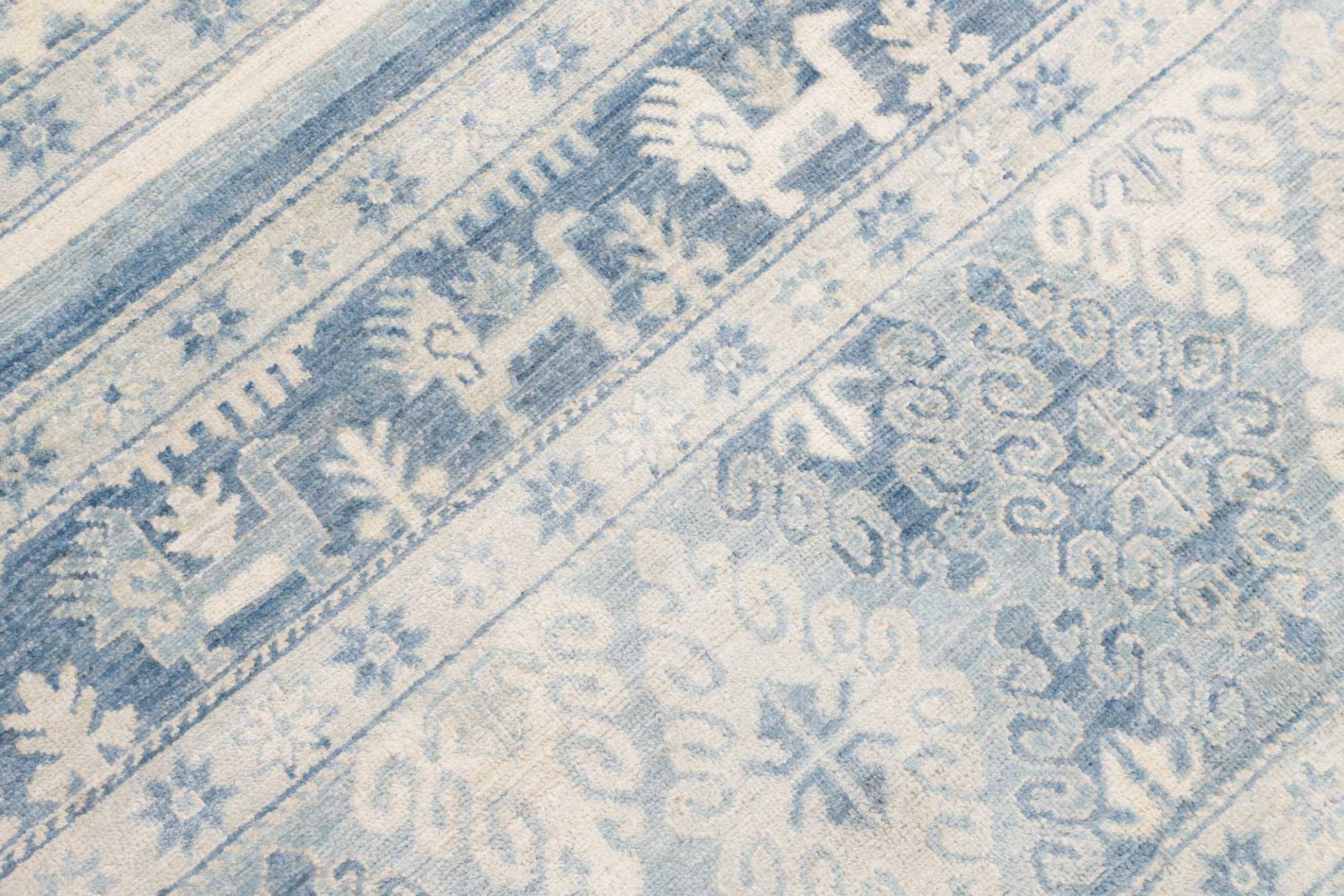 samarkand-orientteppich-241-x-310cm-handgeknupft-schurwolle-5 Handgeknüpfter Samarkand Orientteppich 241 × 310 cm
