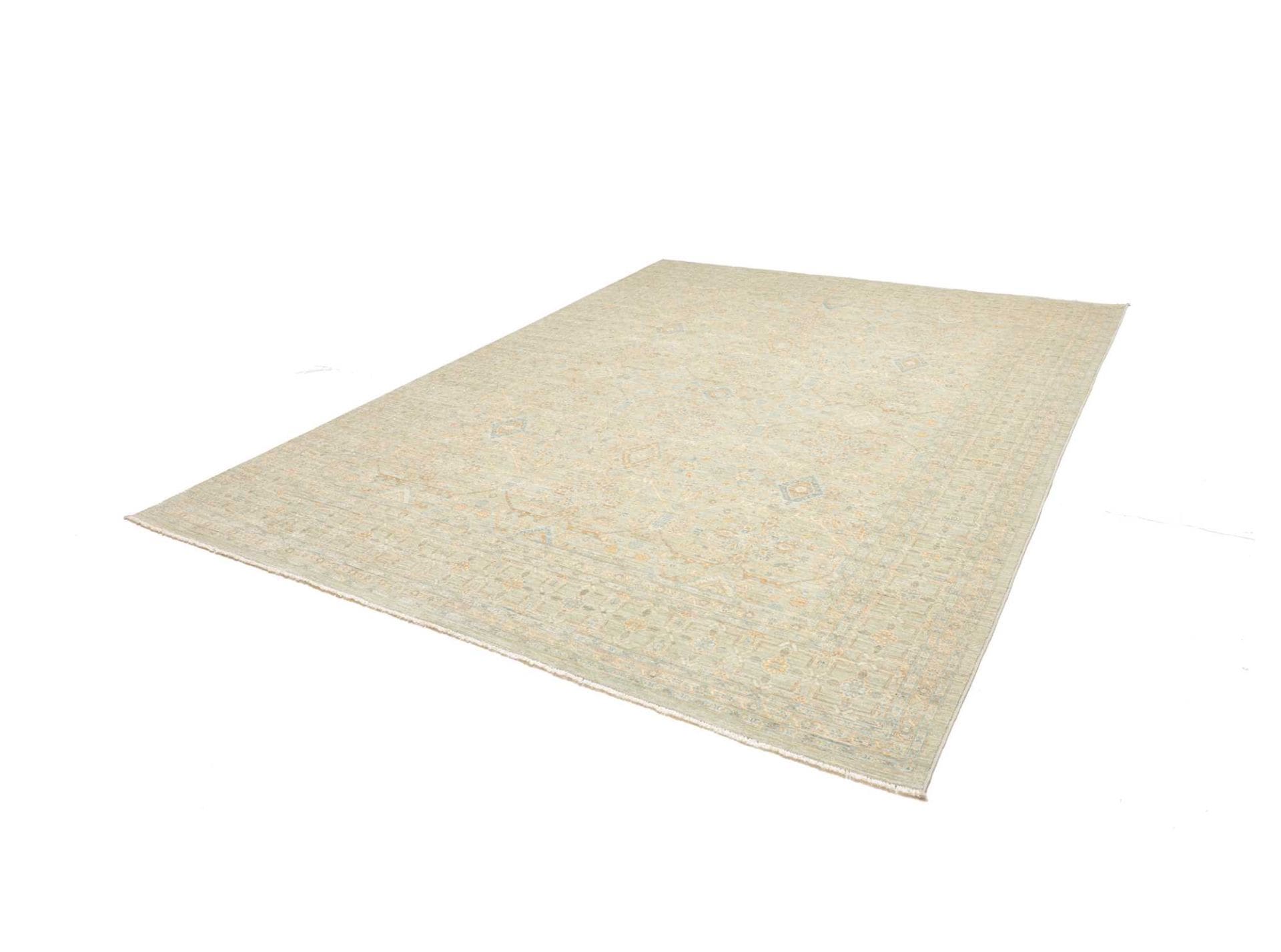 Ziegler Orientteppich 243 × 303 cm aus Wolle, handgeknüpft