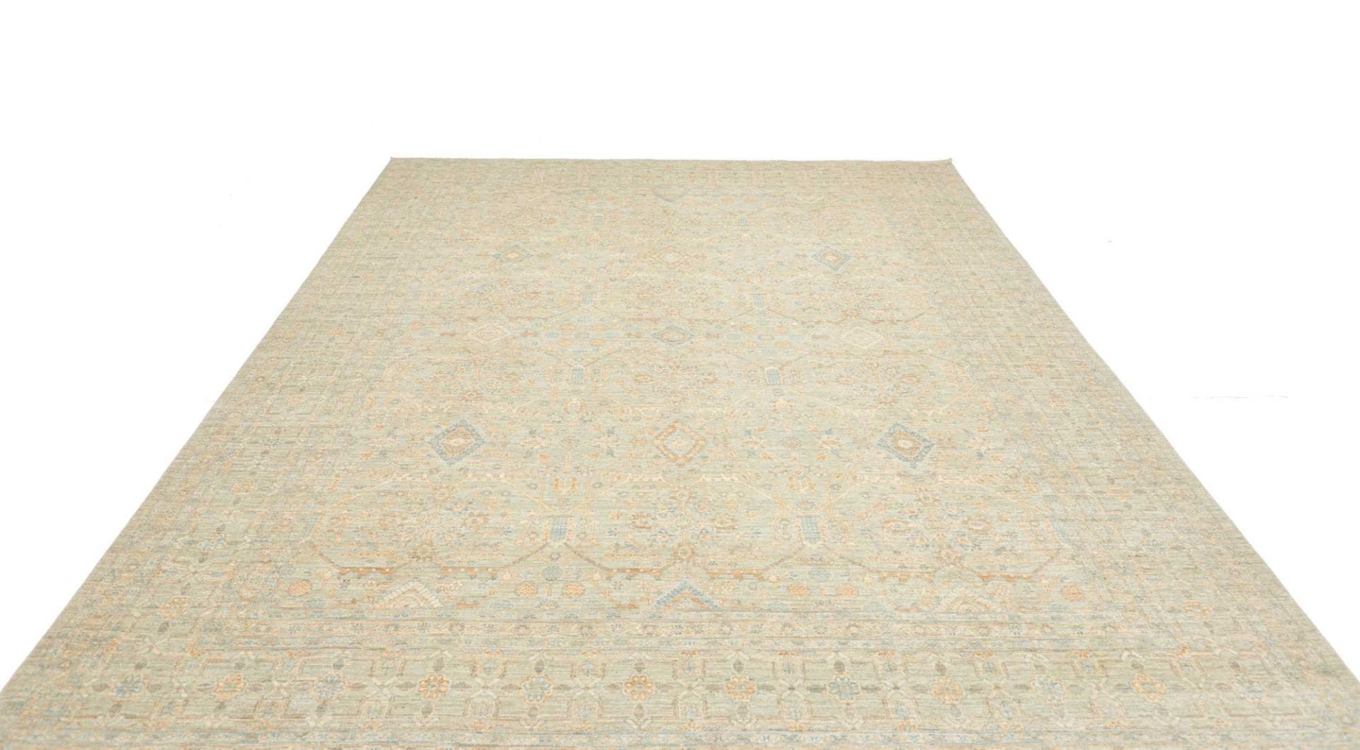 Ziegler Orientteppich 243 × 303 cm aus Wolle, handgeknüpft